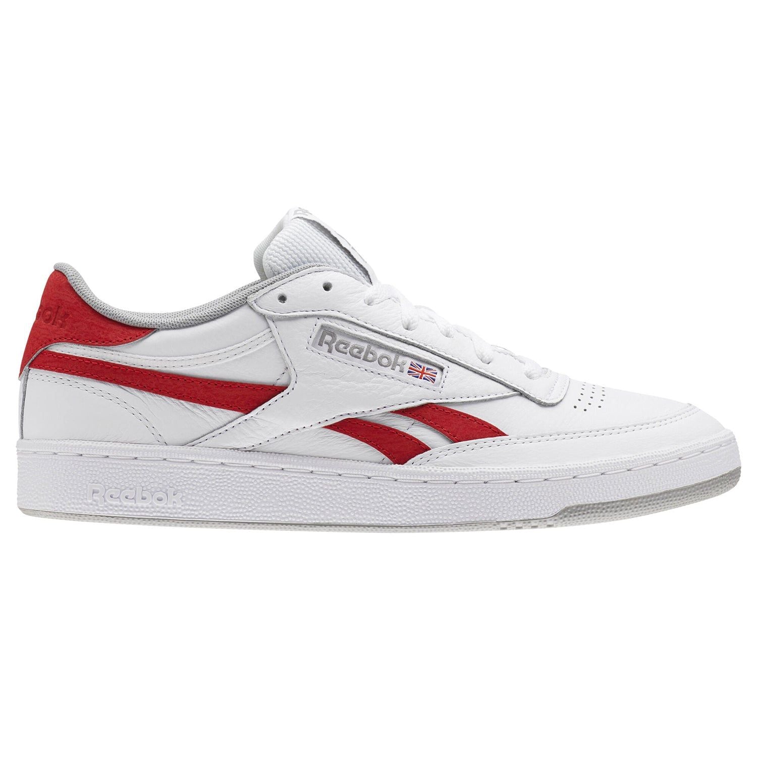 Reebok Revenge Plus Trainers - White / Primal Red - ViaductClothing -  -  