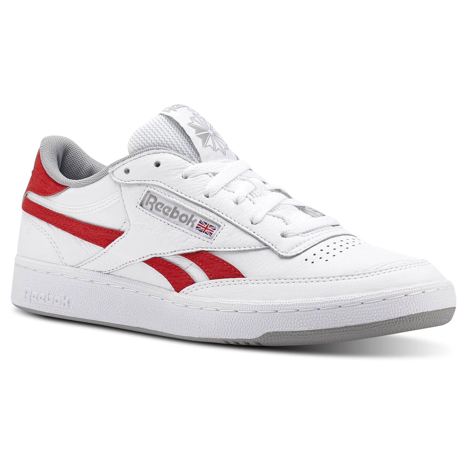 Reebok Revenge Plus Trainers - White / Primal Red - ViaductClothing -  -  