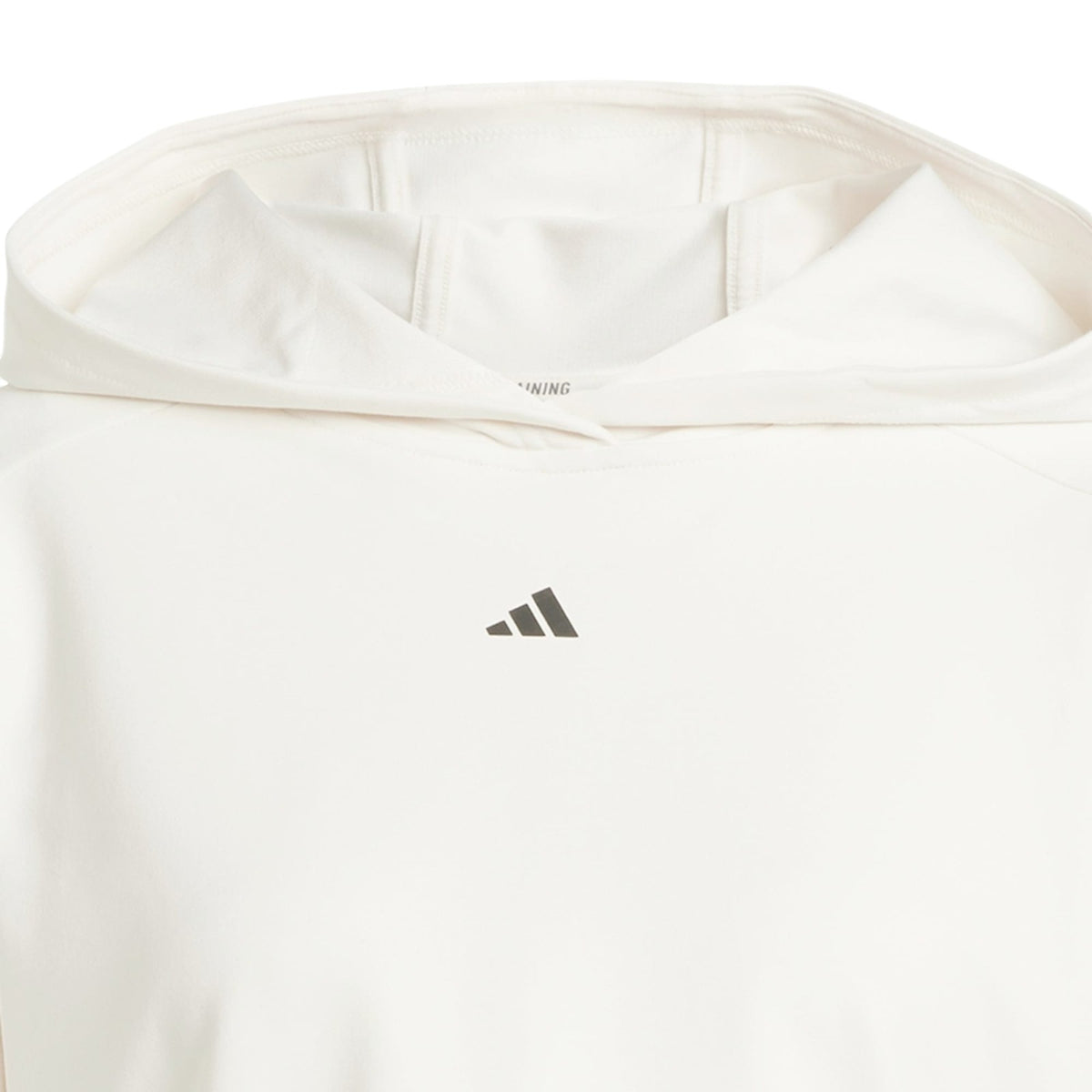 adidas Women's PrimeLift Loose Fit Back-Ventilation Hoodie - White