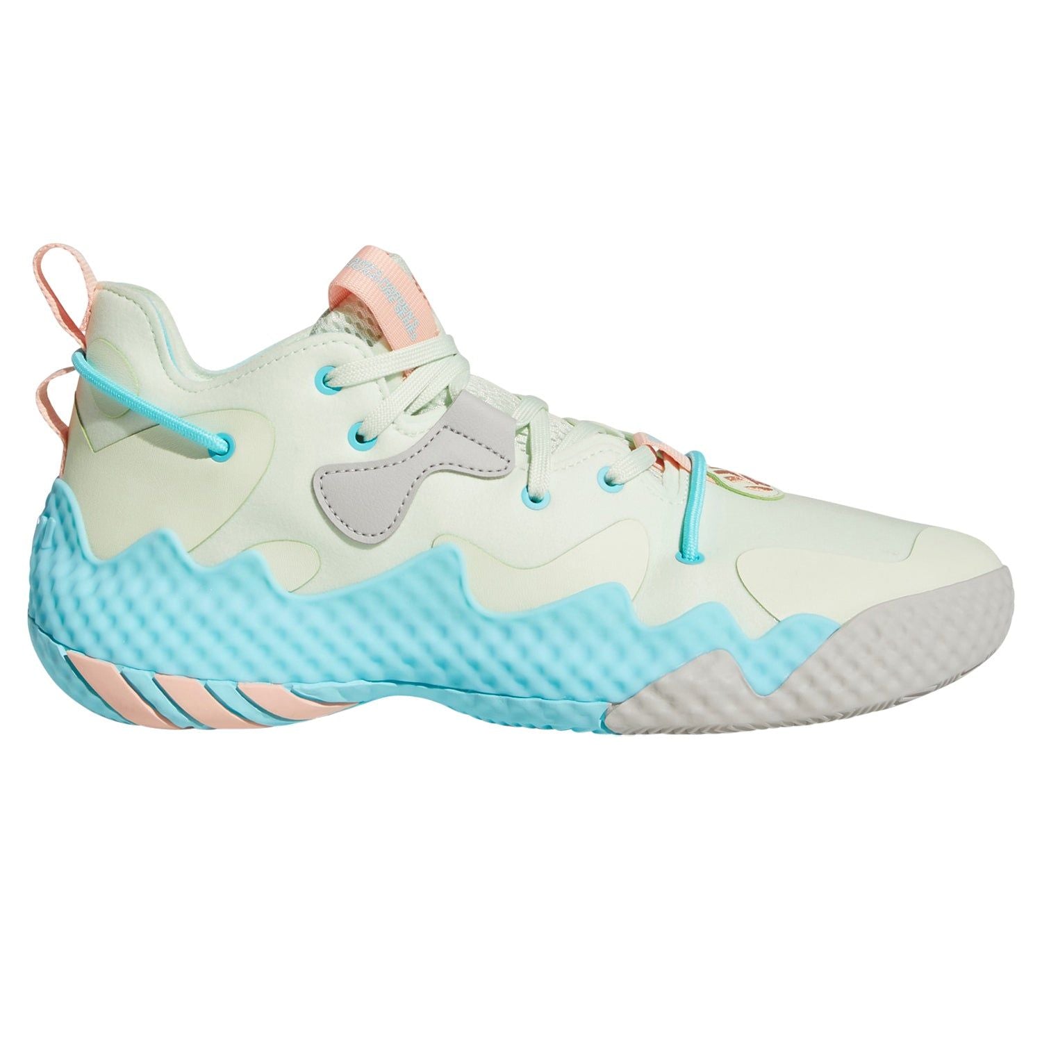 adidas Harden Vol. 6 Basketball Shoes - Gren Mist / Pulse Aqua - ViaductClothing -  -  