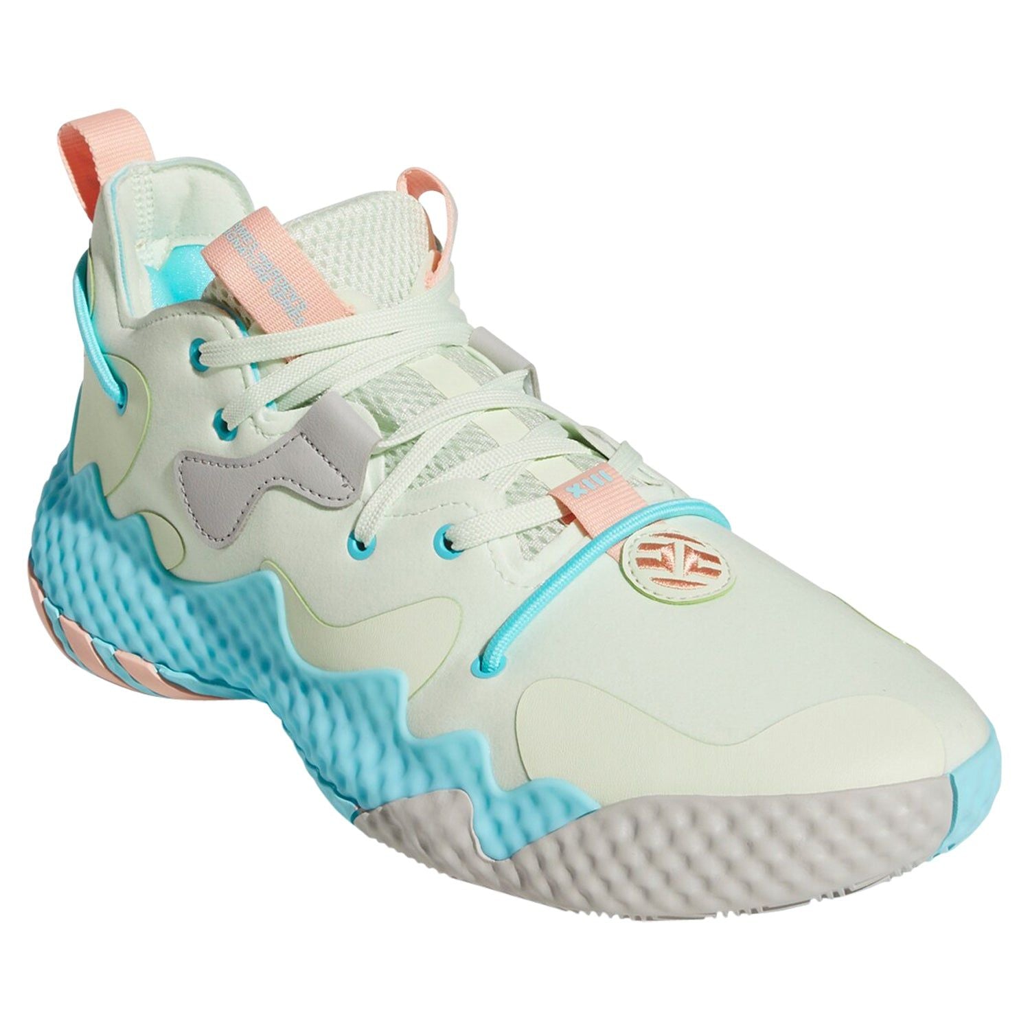 adidas Harden Vol. 6 Basketball Shoes - Gren Mist / Pulse Aqua - ViaductClothing -  -  