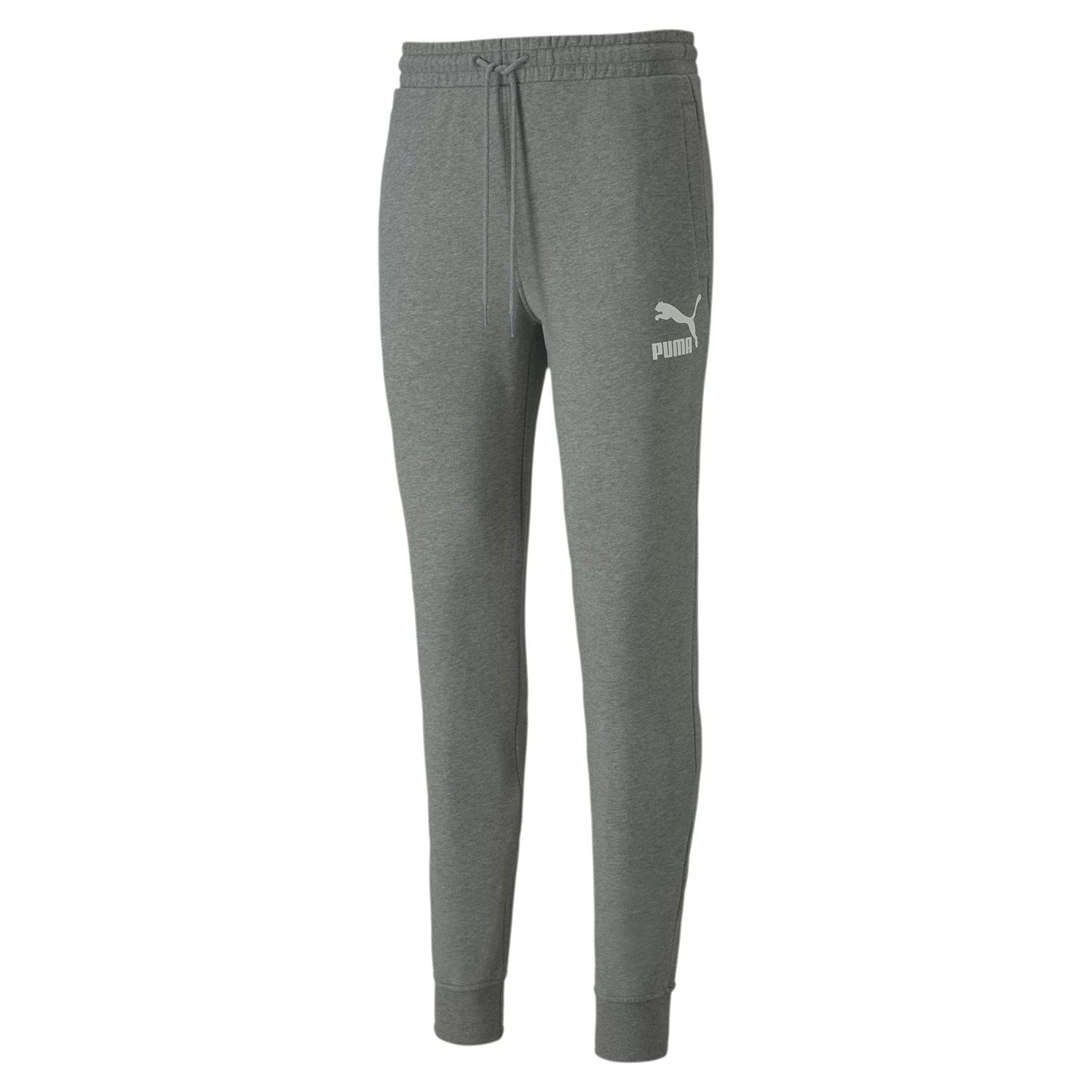 Puma Classic Fleece Sweat Pants - Grey - ViaductClothing -  -  