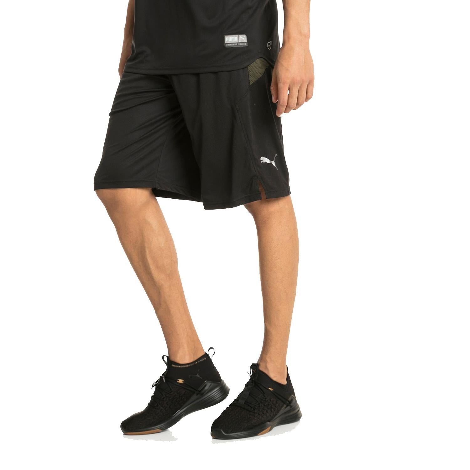 Puma Energy Knit Mesh 11 " Shorts - Black - ViaductClothing -  -  