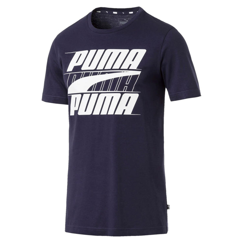Puma Rebel Graphic T Shirt - Navy - ViaductClothing -  -  