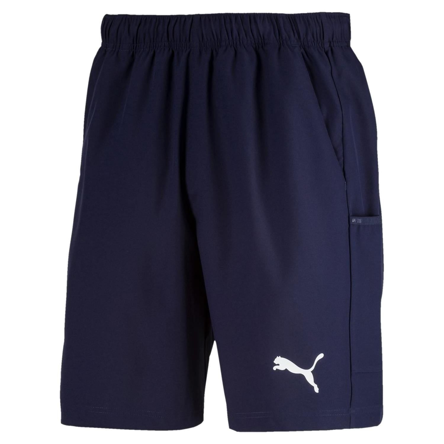 Puma Tec Sports Woven Shorts - Navy - ViaductClothing -  -  