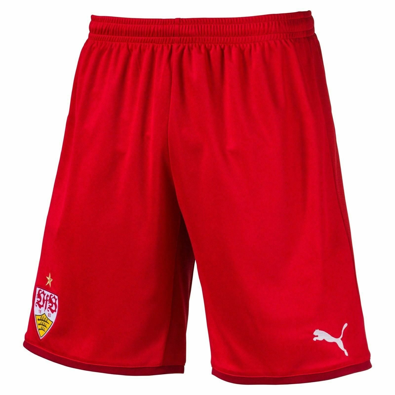 Puma VFB Stuttgart Home Shorts 17-18 - Red - ViaductClothing -  -  