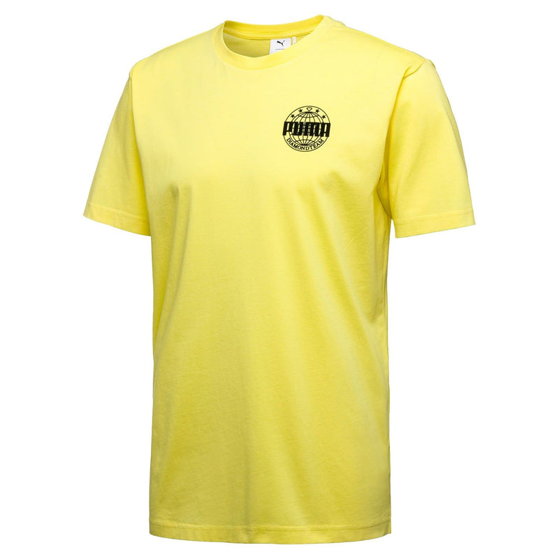 Puma x Diamond Supply Logo T Shirt - Yellow - ViaductClothing -  -  
