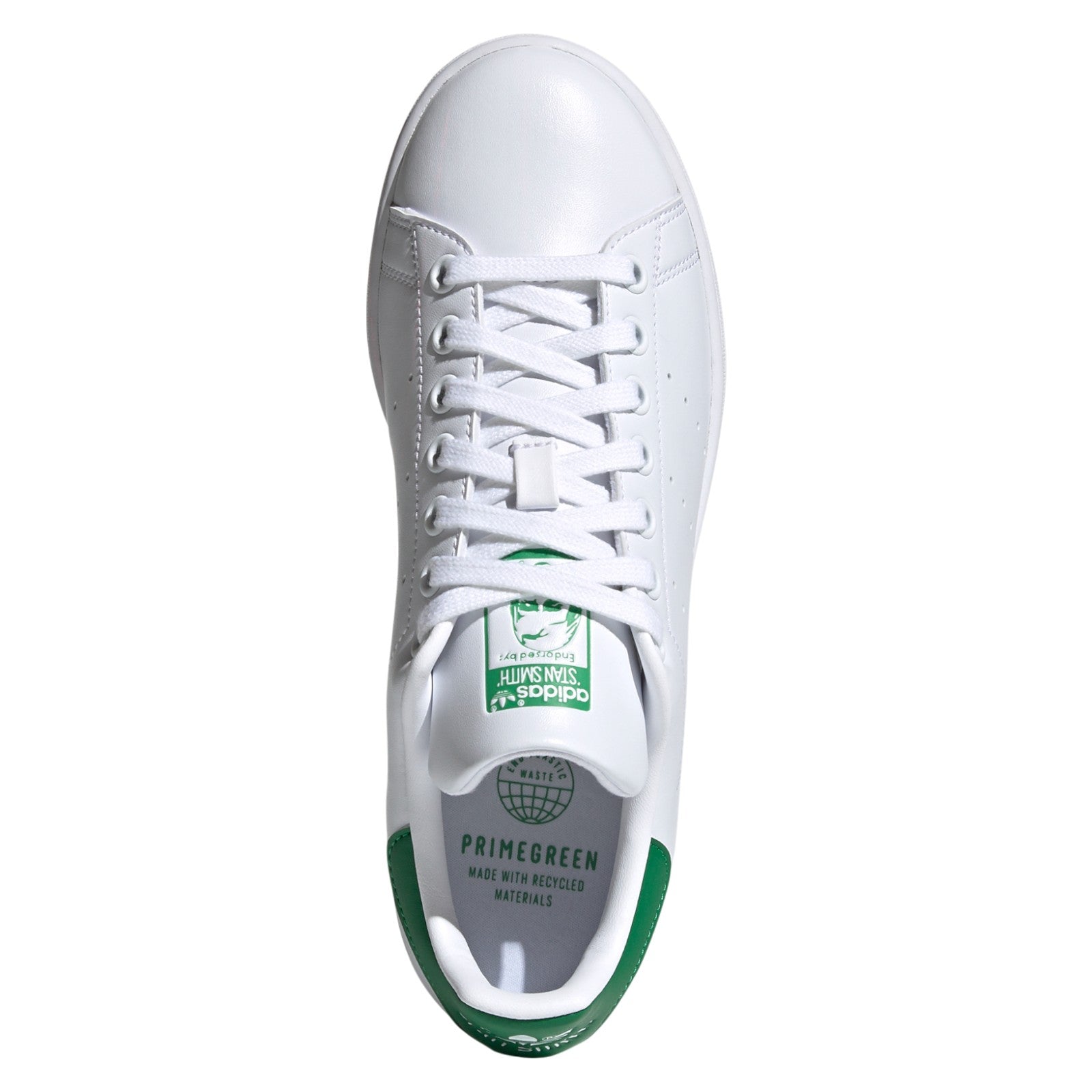 adidas Originals Womens Stan Smith Shoes - Cloud White / Green