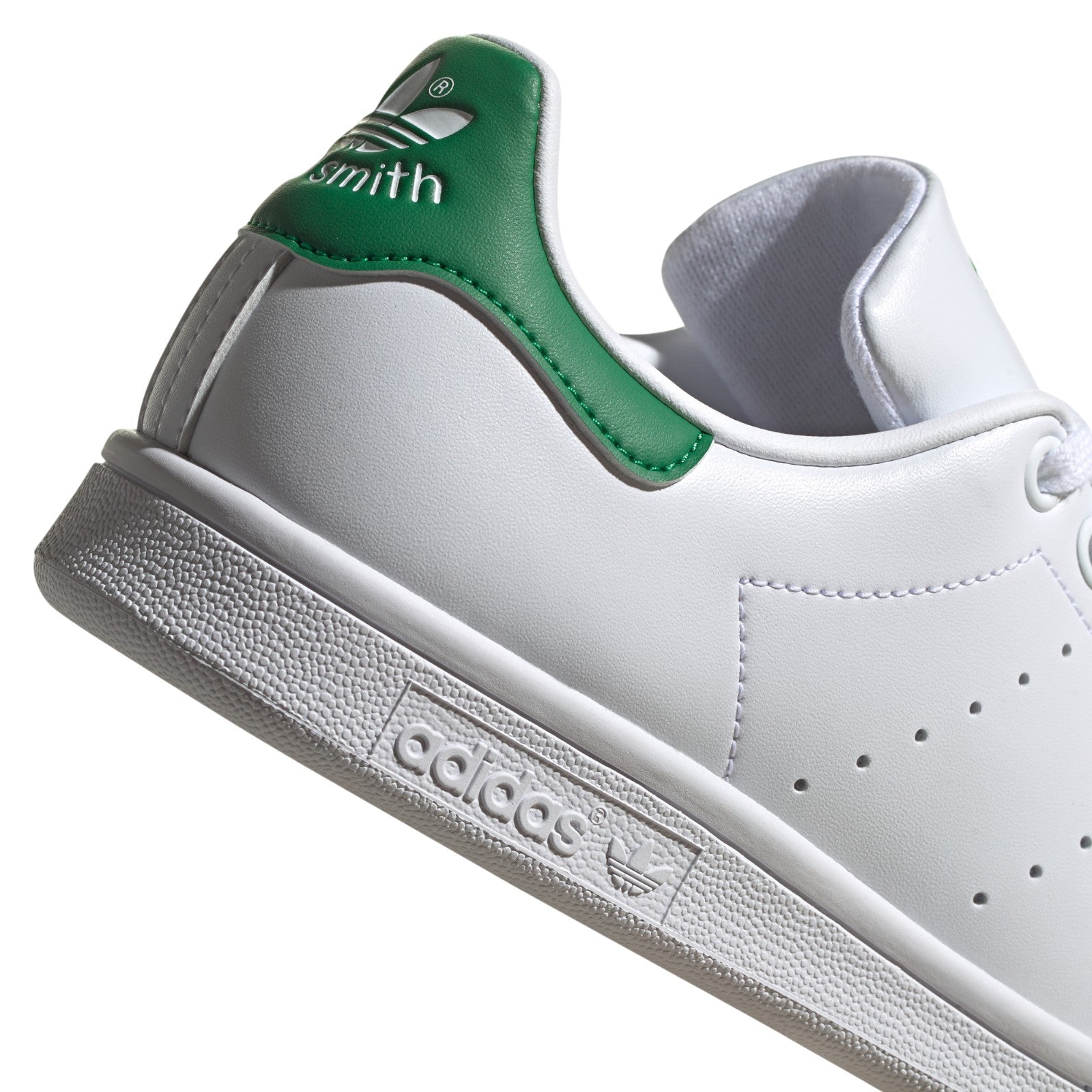 adidas Originals Womens Stan Smith Shoes - Cloud White / Green