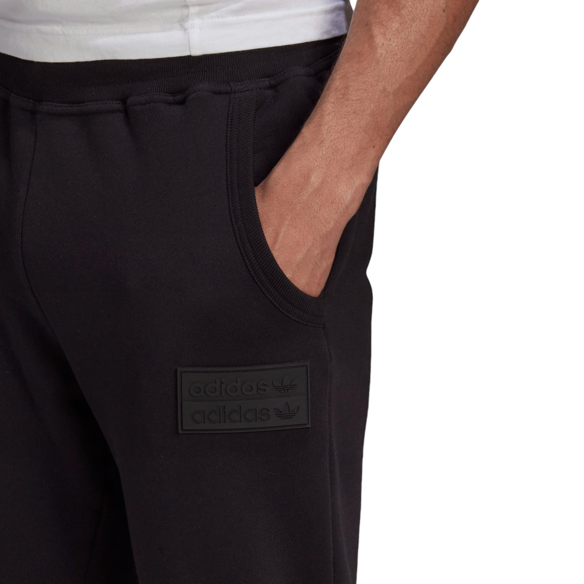 adidas Originals R.Y.V. Silicone Double Linear Badge Joggers - Black