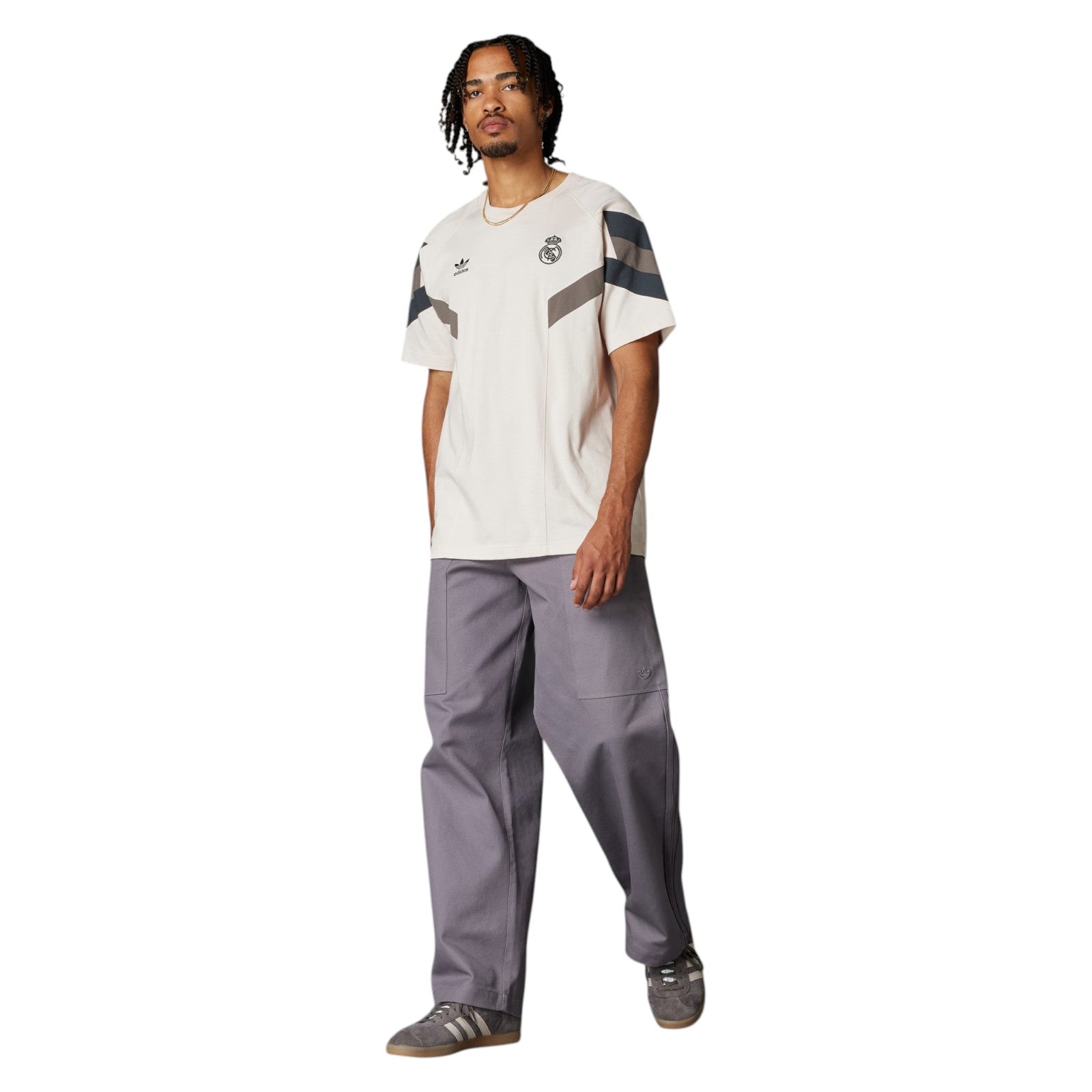 adidas Originals Men's Real Madrid Originals Tee - White