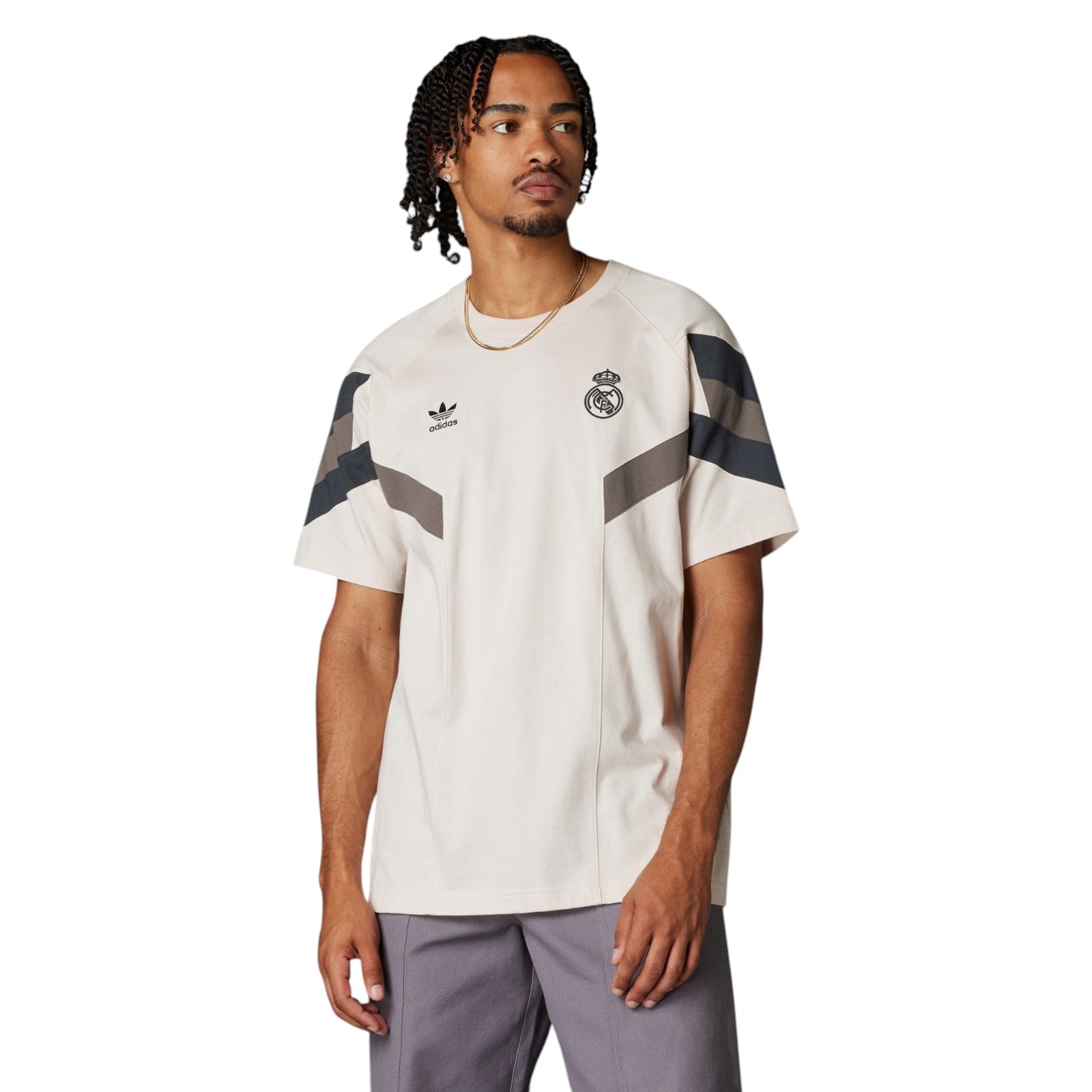 adidas Originals Men's Real Madrid Originals Tee - White