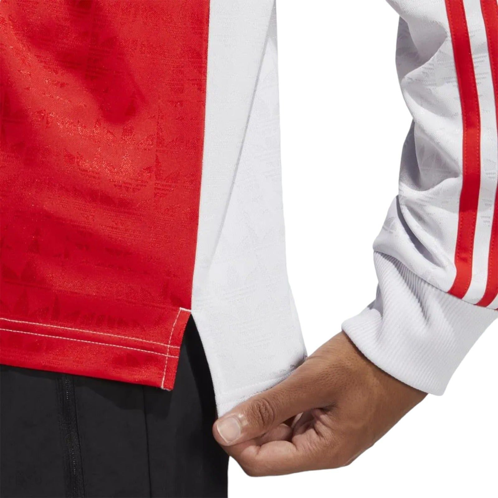 adidas Originals Checker Skateboarding Jersey - White / Red - ViaductClothing -  -  