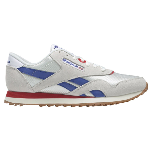 Reebok Classic Nylon Ripple Sneakers - Chalk/White/Red - ViaductClothing -  -  