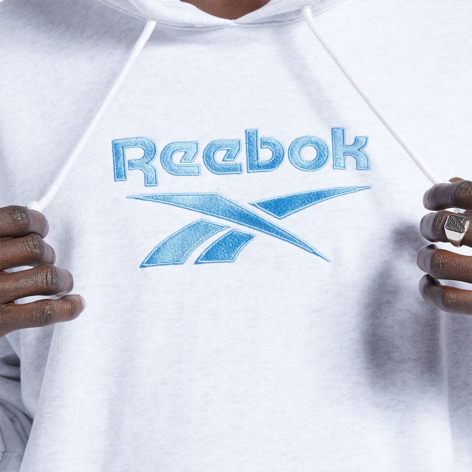 Reebok Classics Foundation Vector Hoodie - White - ViaductClothing -  -  