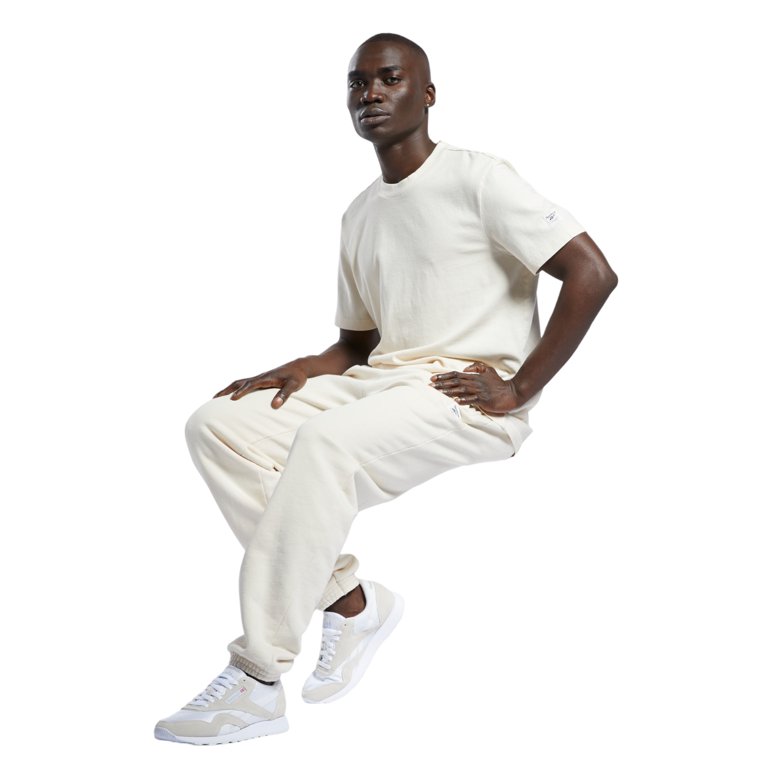 Reebok Classics Joggers Sweat Pants - Off White - ViaductClothing -  -  