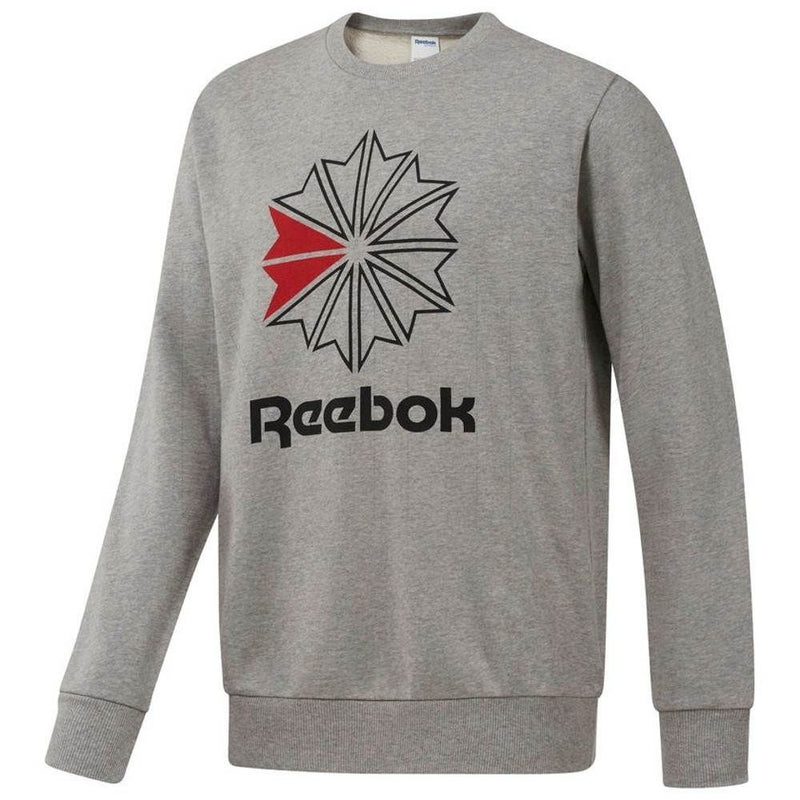 Reebok Classics Retro Starcrest Crew Neck Sweatshirt - Grey - ViaductClothing -  -  