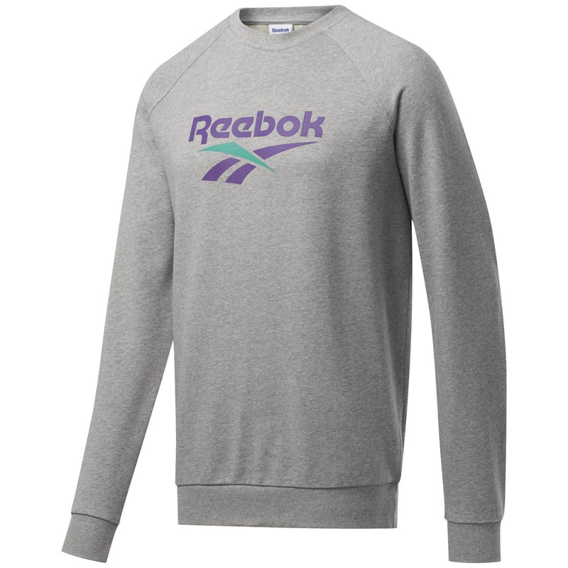 Reebok Classics Vector Crew Sweatshirt - Grey - ViaductClothing -  -  