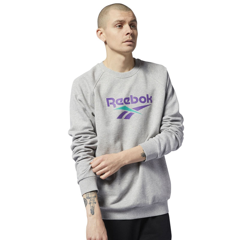 Reebok Classics Vector Crew Sweatshirt - Grey - ViaductClothing -  -  