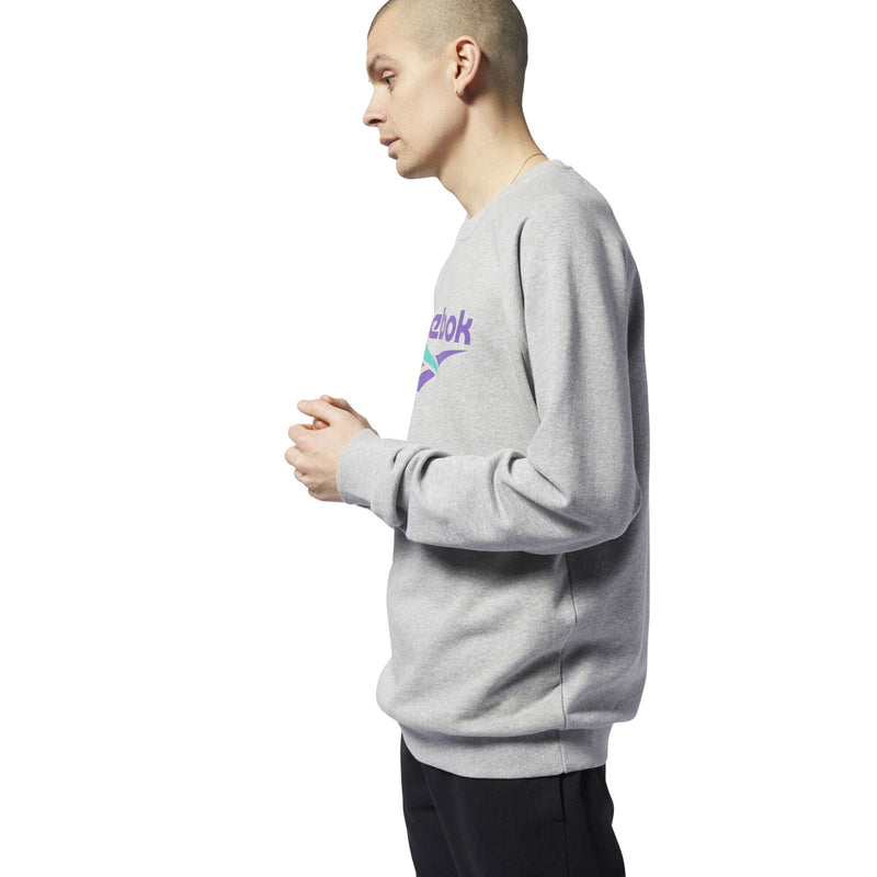 Reebok Classics Vector Crew Sweatshirt - Grey - ViaductClothing -  -  