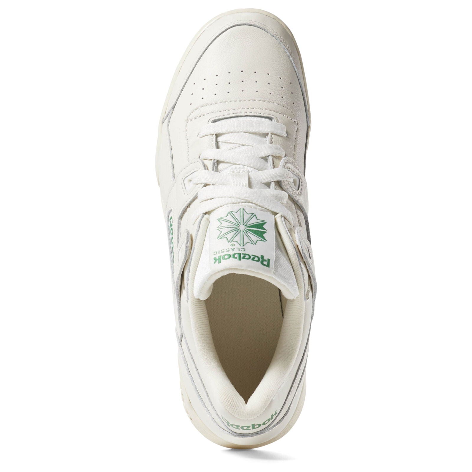 Reebok Classics Women s Workout Lo Plus Chalk Green ViaductClothing