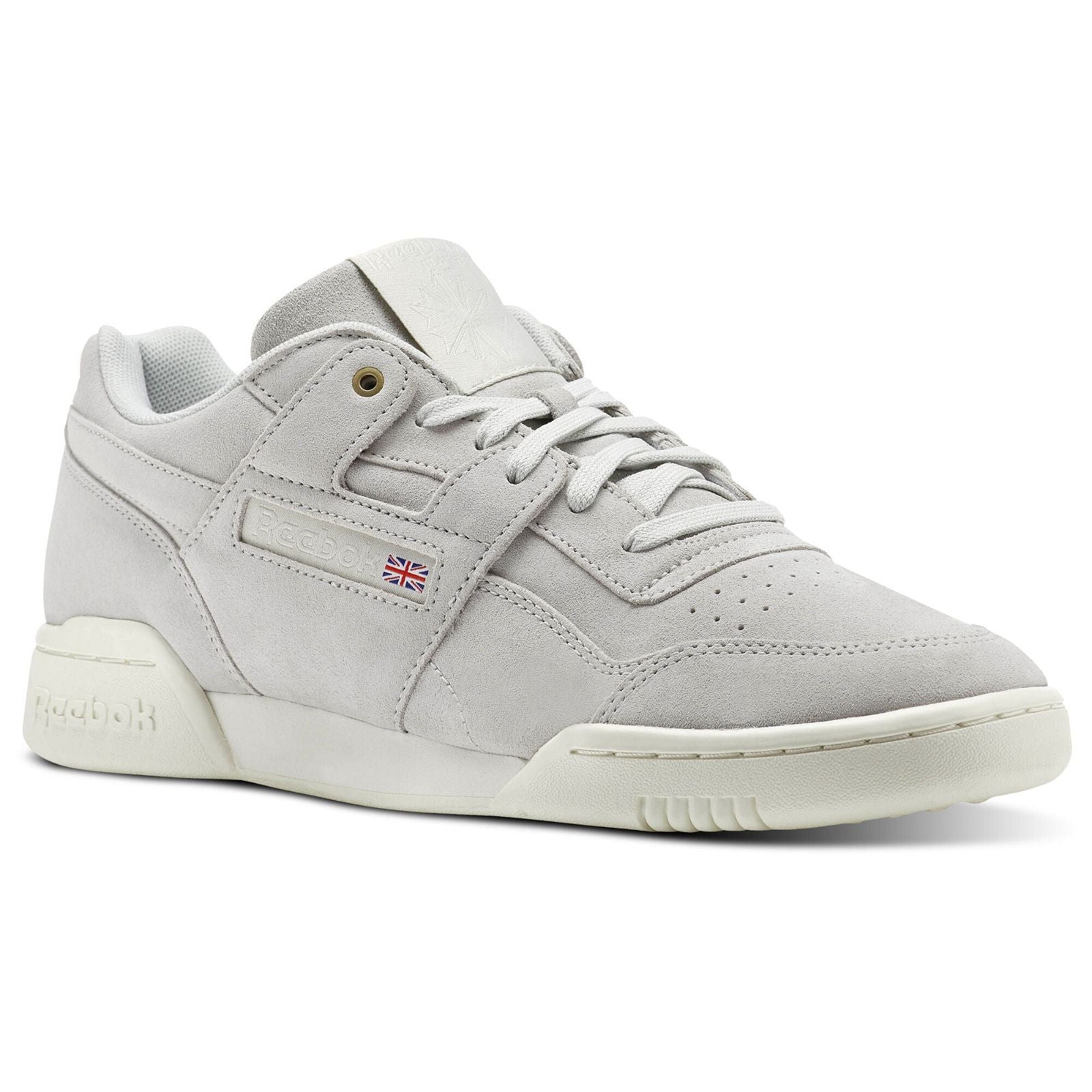 Reebok Classics X Montana Cans Workout Plus Trainers - Marble & Chalk - ViaductClothing -  -  