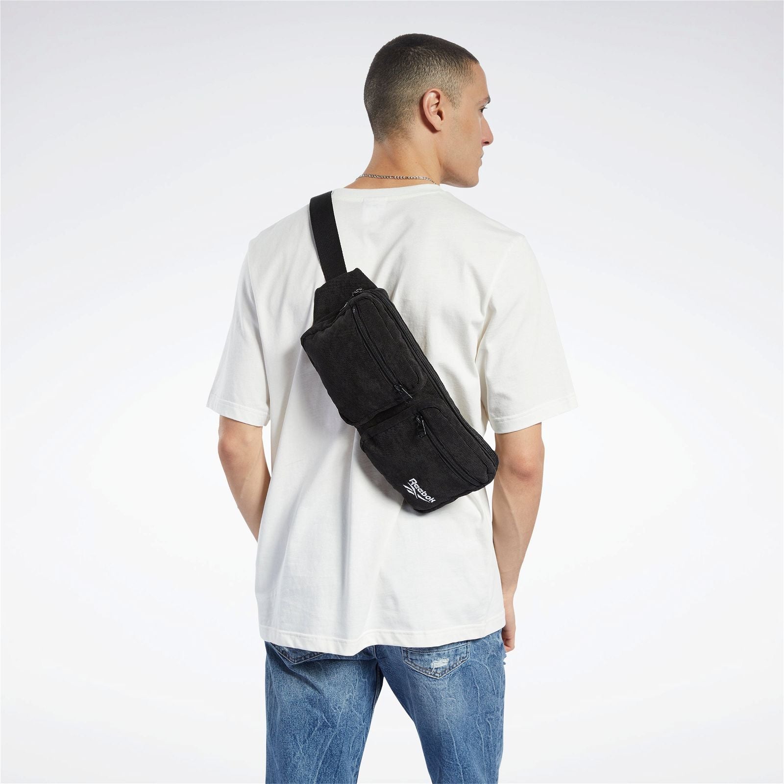 Reebok Corduroy Waistbag - Black - ViaductClothing -  -  