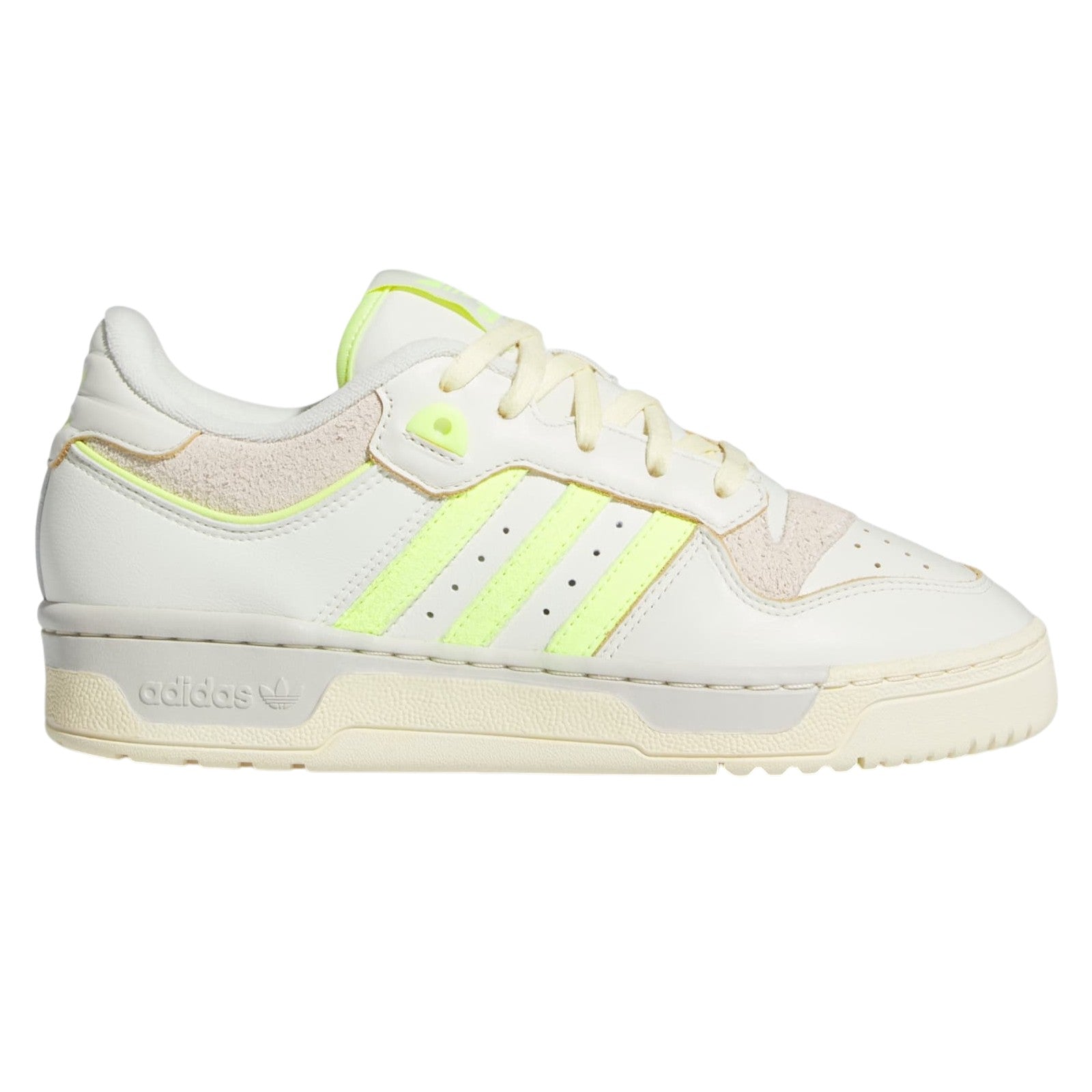 adidas Originals Women's Rivalry 86 Low Trainers - Ivory / Lucid Lemon / Easy Yellow