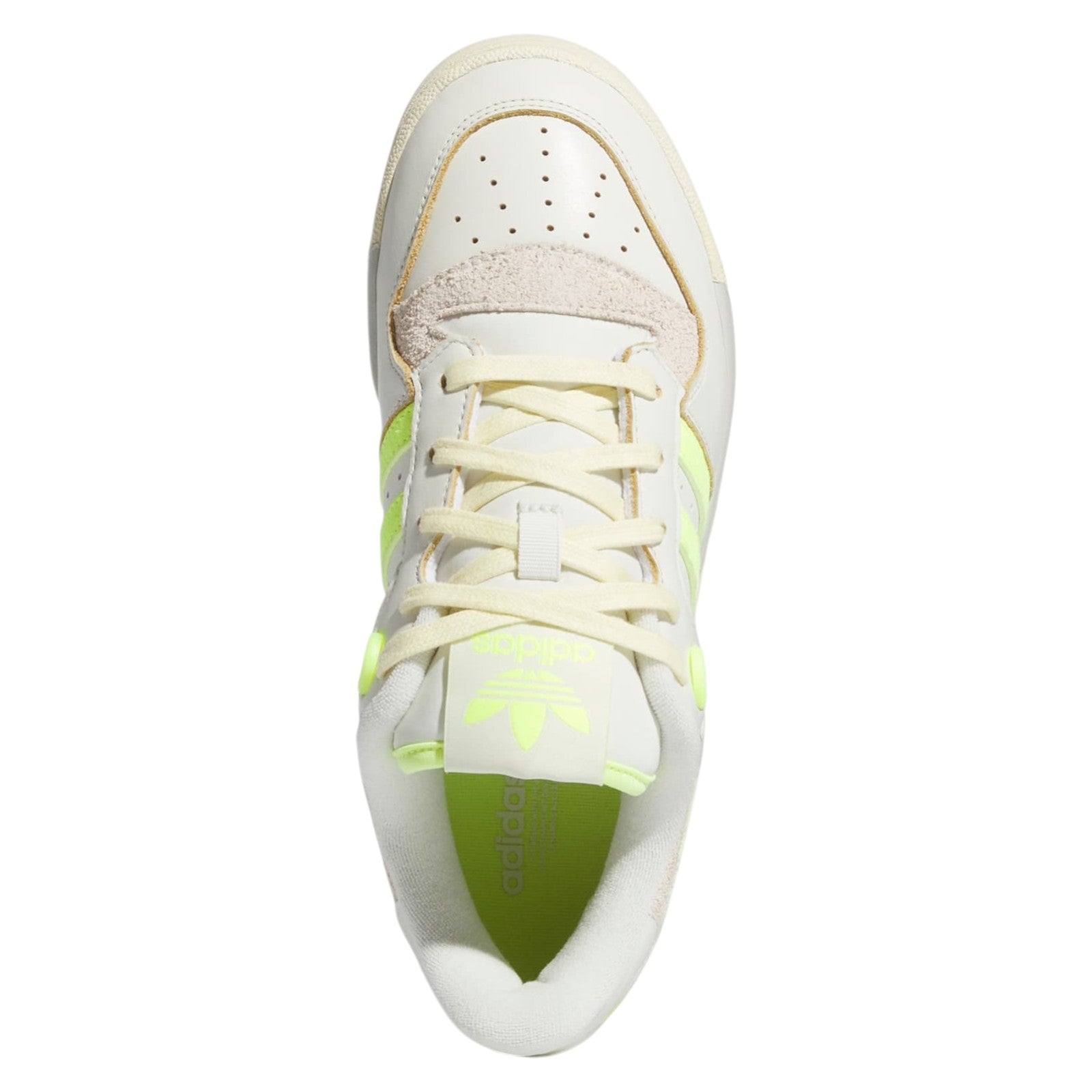 adidas Originals Women's Rivalry 86 Low Trainers - Ivory / Lucid Lemon / Easy Yellow