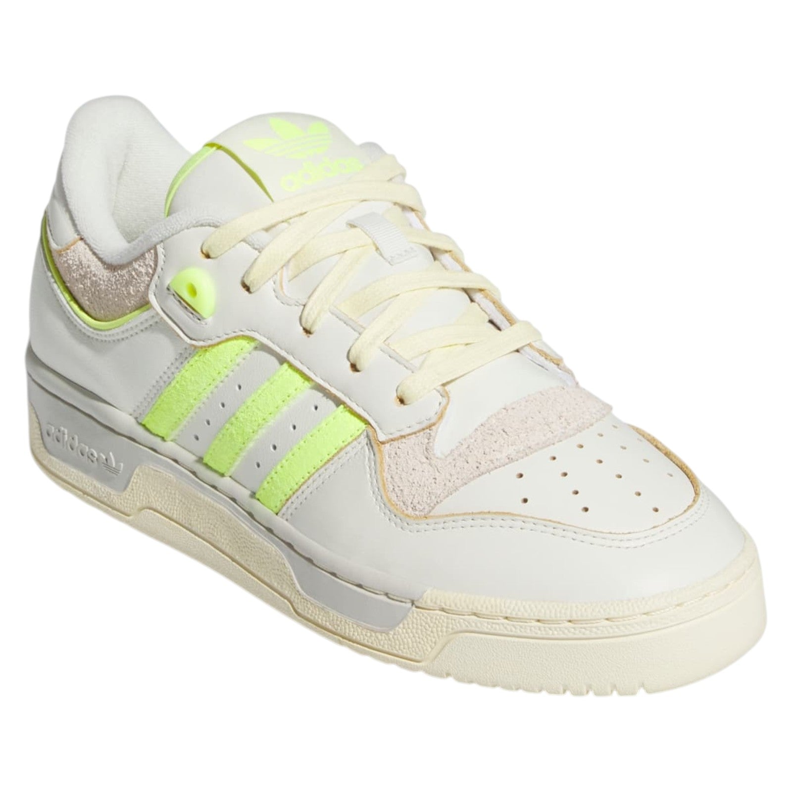 adidas Originals Women's Rivalry 86 Low Trainers - Ivory / Lucid Lemon / Easy Yellow