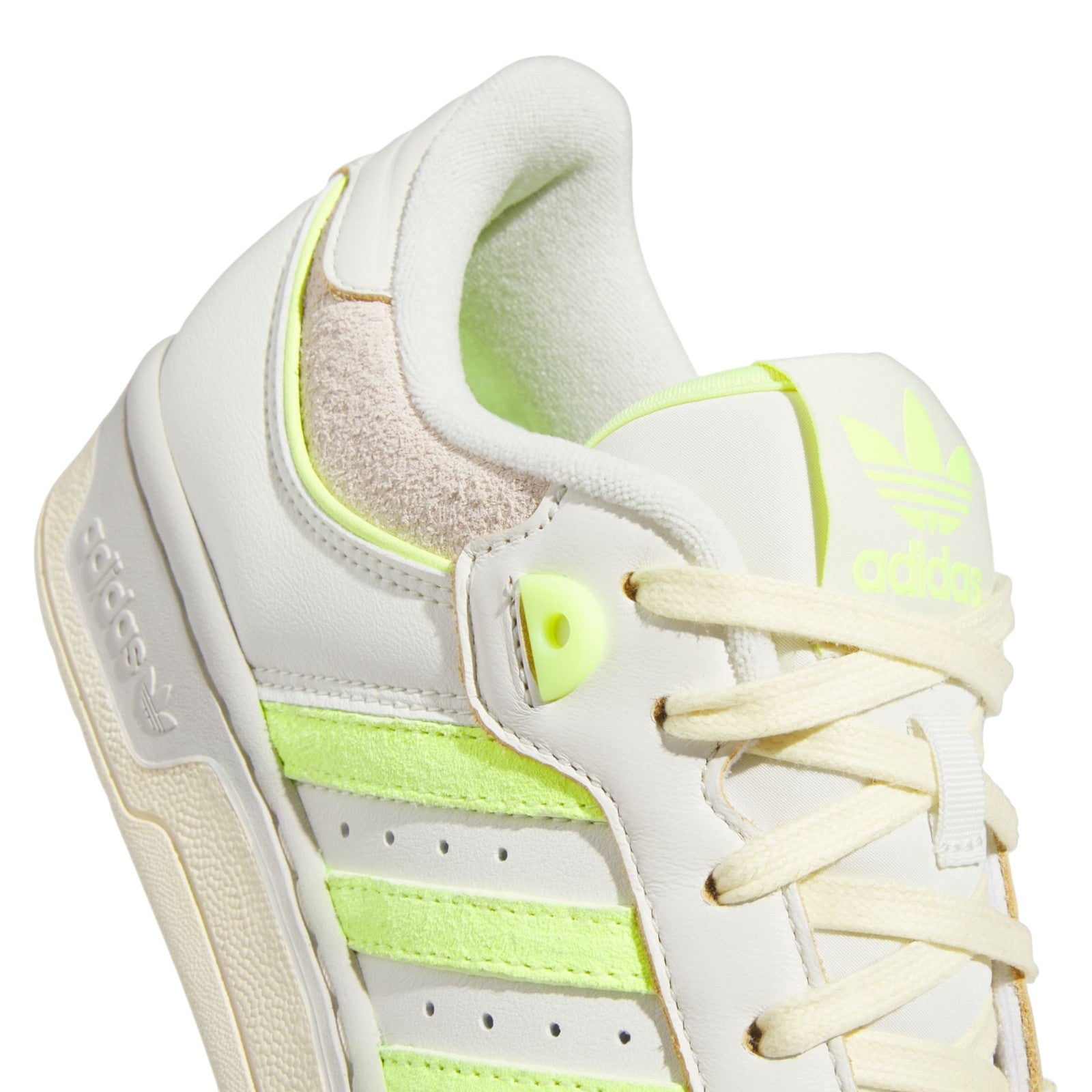 adidas Originals Women's Rivalry 86 Low Trainers - Ivory / Lucid Lemon / Easy Yellow