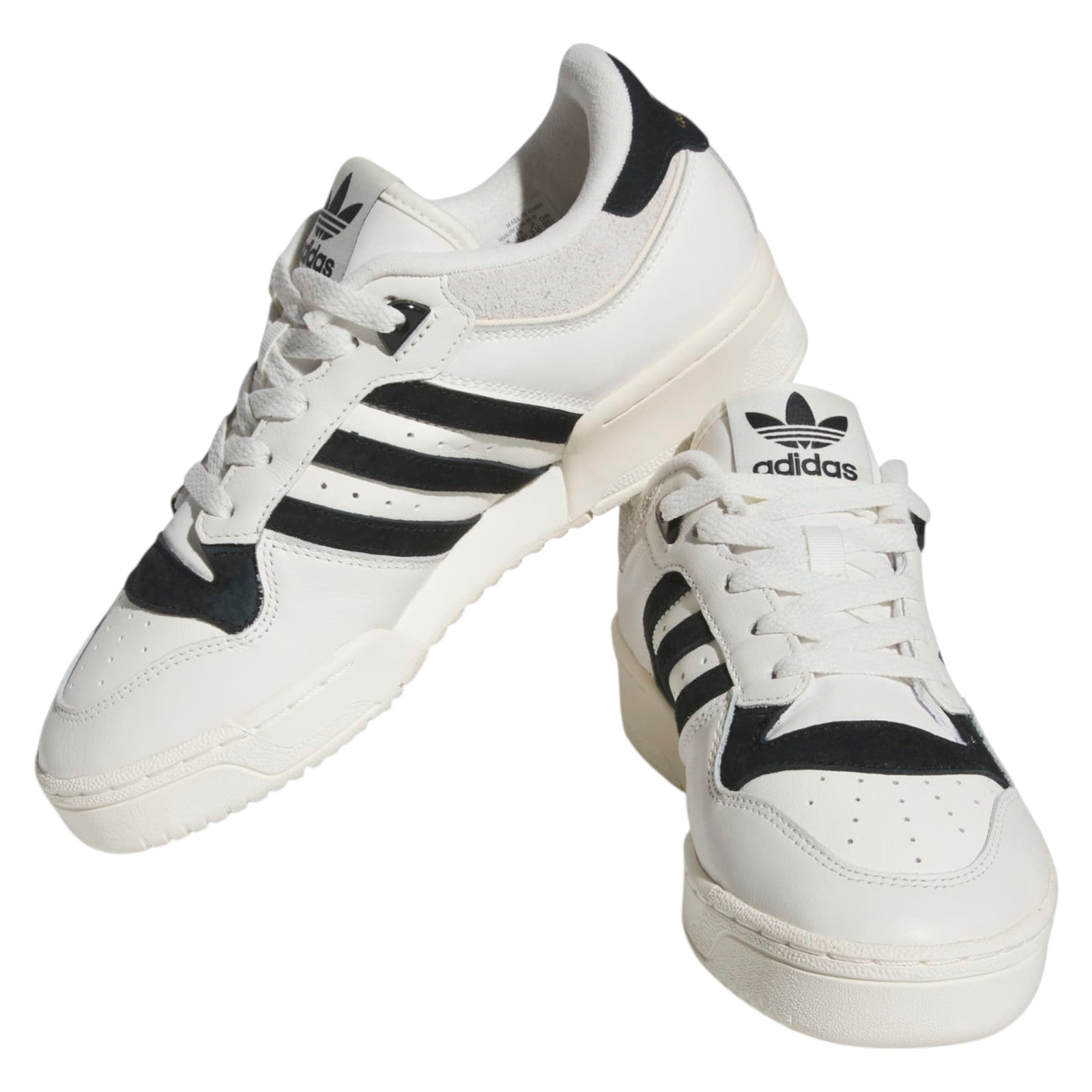 adidas Originals Women's Rivalry Low 86 Trainers - Cloud White / Core Black / Wonder White