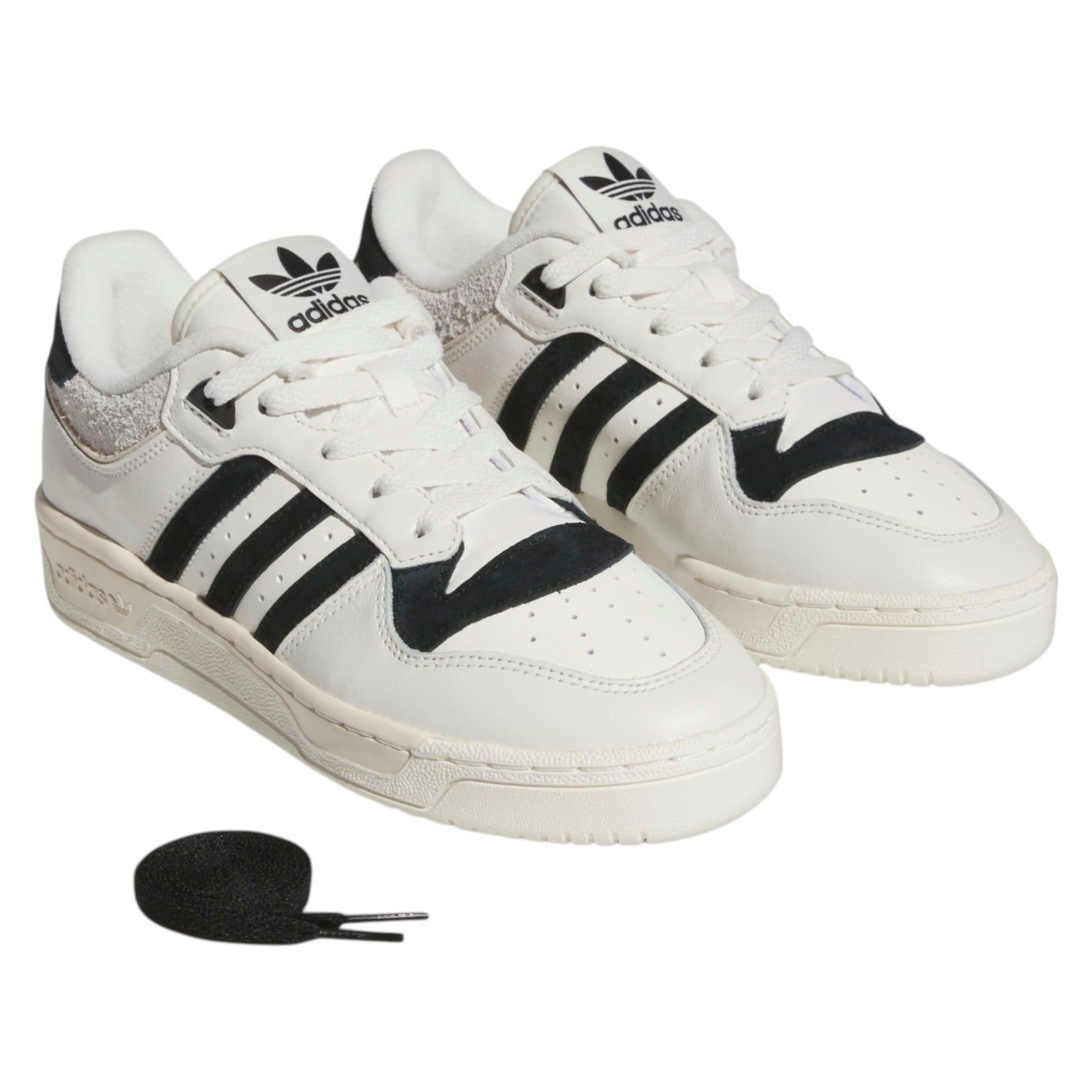 adidas Originals Women's Rivalry Low 86 Trainers - Cloud White / Core Black / Wonder White