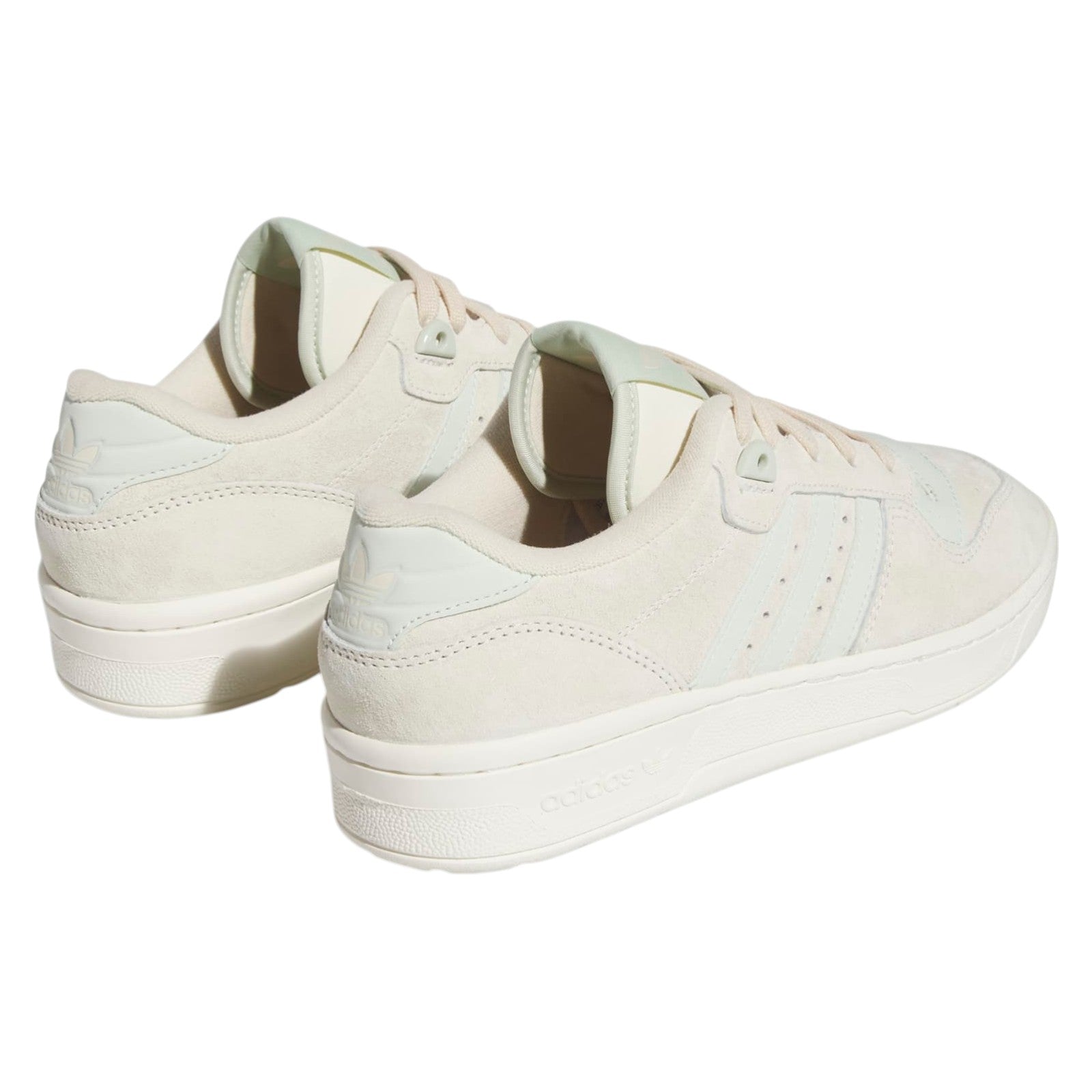 adidas Originals Women's Rivalry Low Trainers - Cream White / Linen Green / Off White