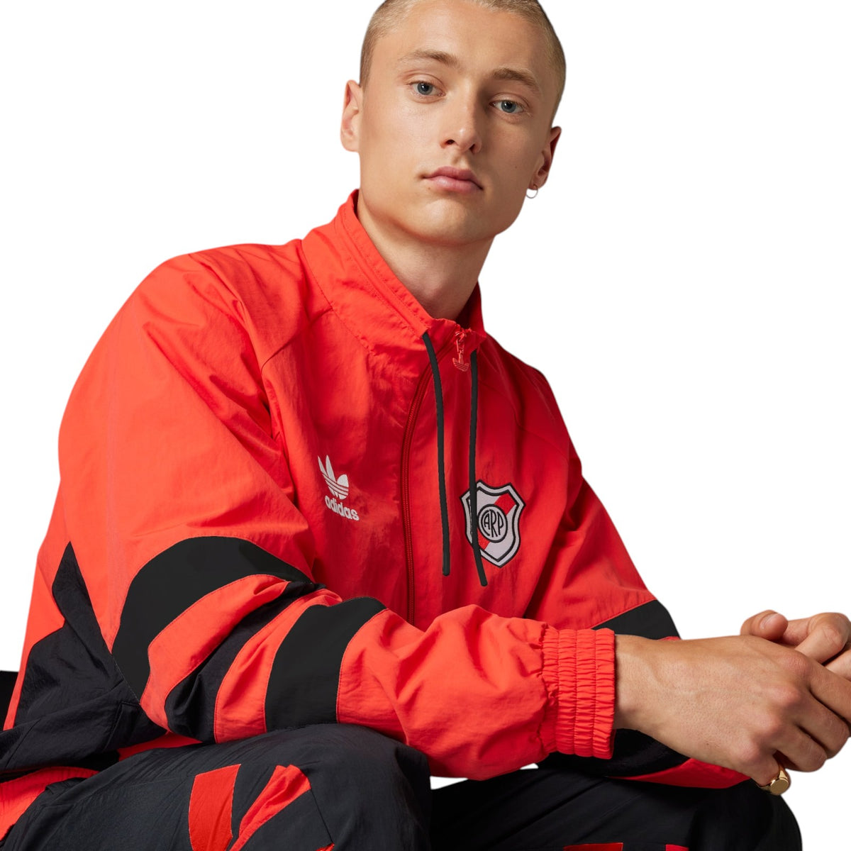 adidas Originals Men's River Plate 1994 Track Top - Red