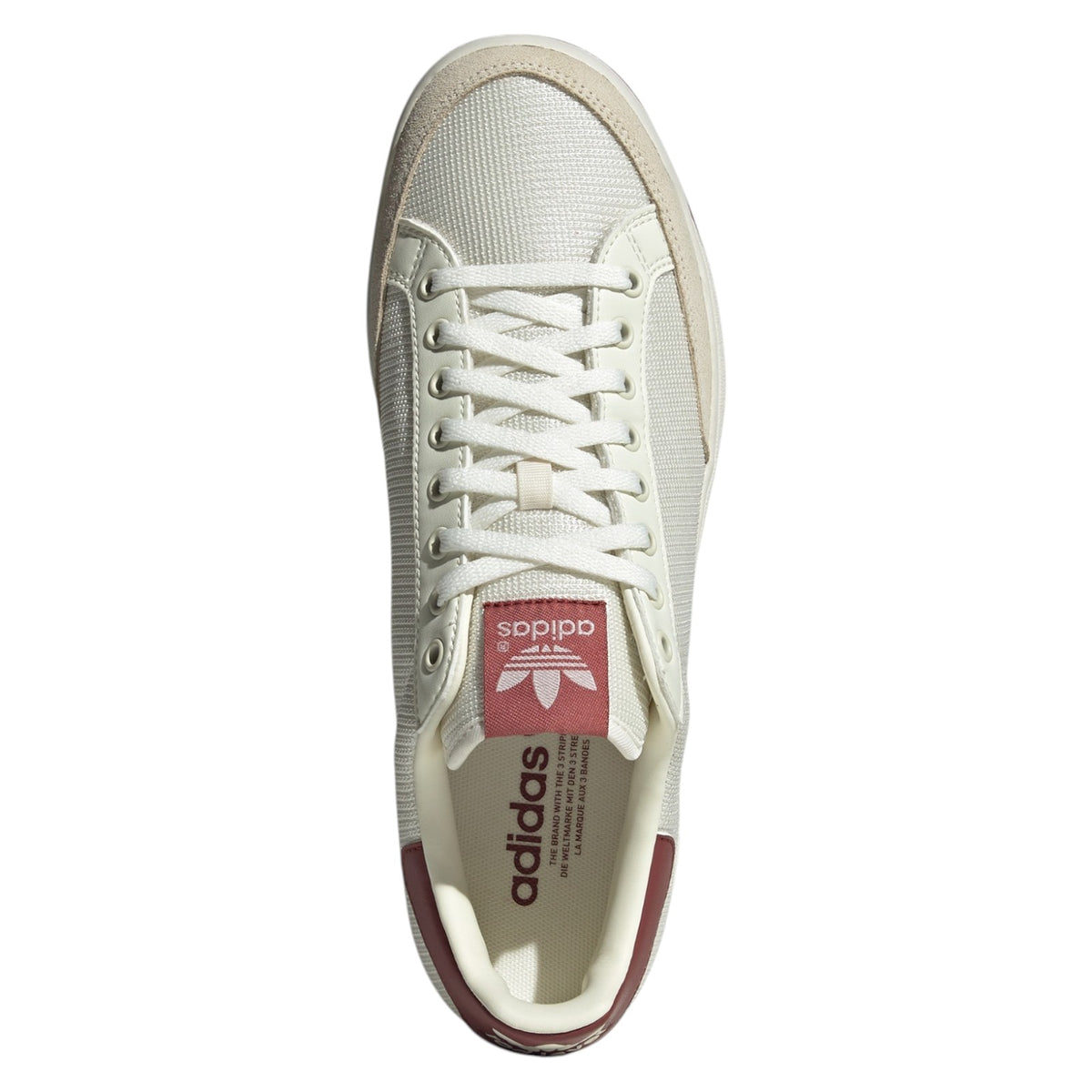 adidas Originals Rod Laver Shoes - Off White / Preloved Ruby