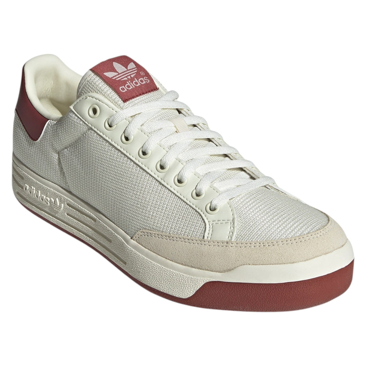 adidas Originals Rod Laver Shoes - Off White / Preloved Ruby