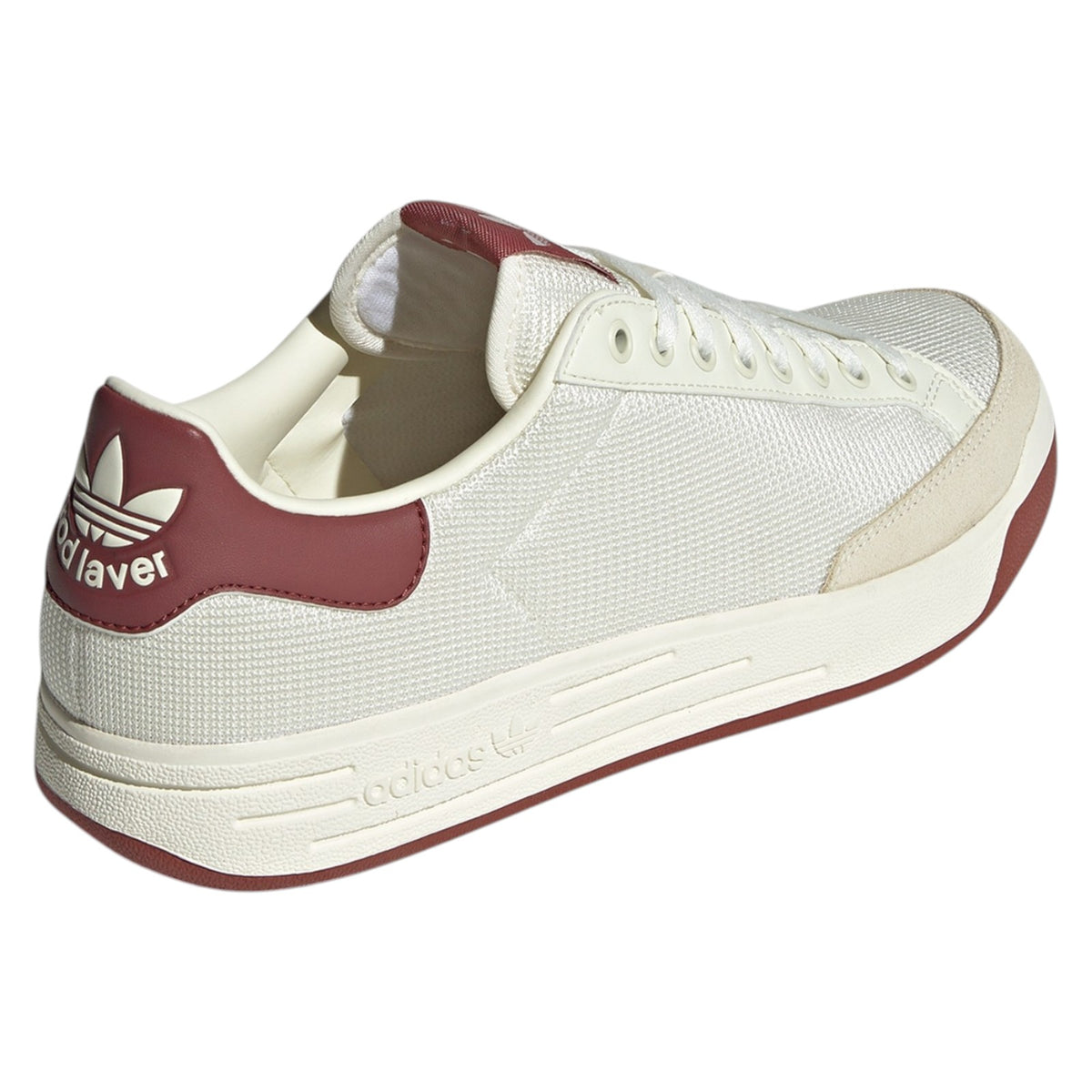 adidas Originals Rod Laver Shoes - Off White / Preloved Ruby