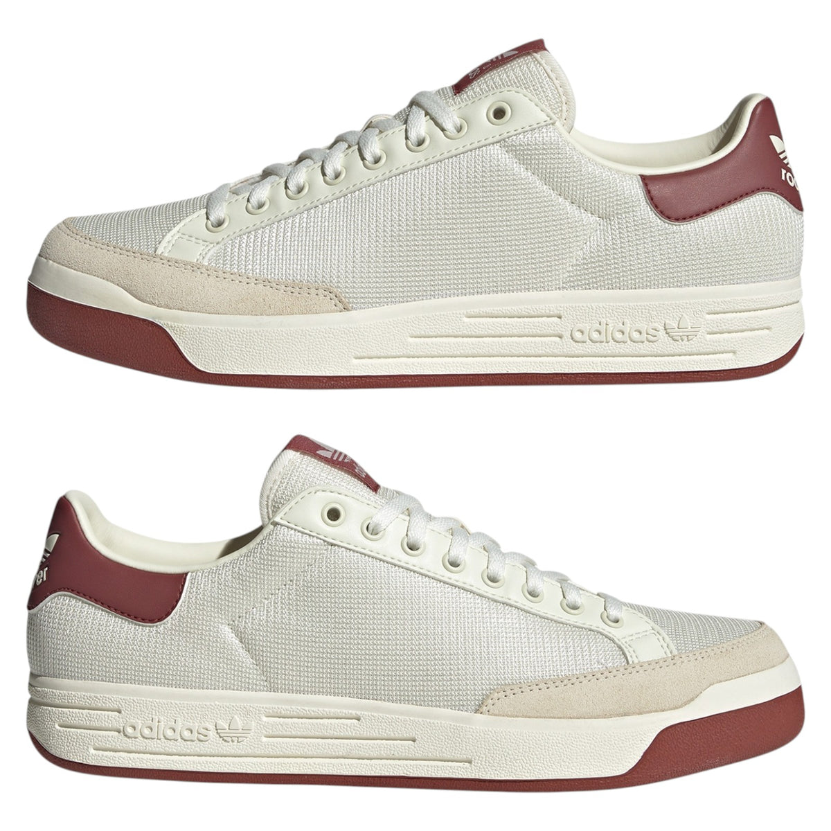 adidas Originals Rod Laver Shoes - Off White / Preloved Ruby