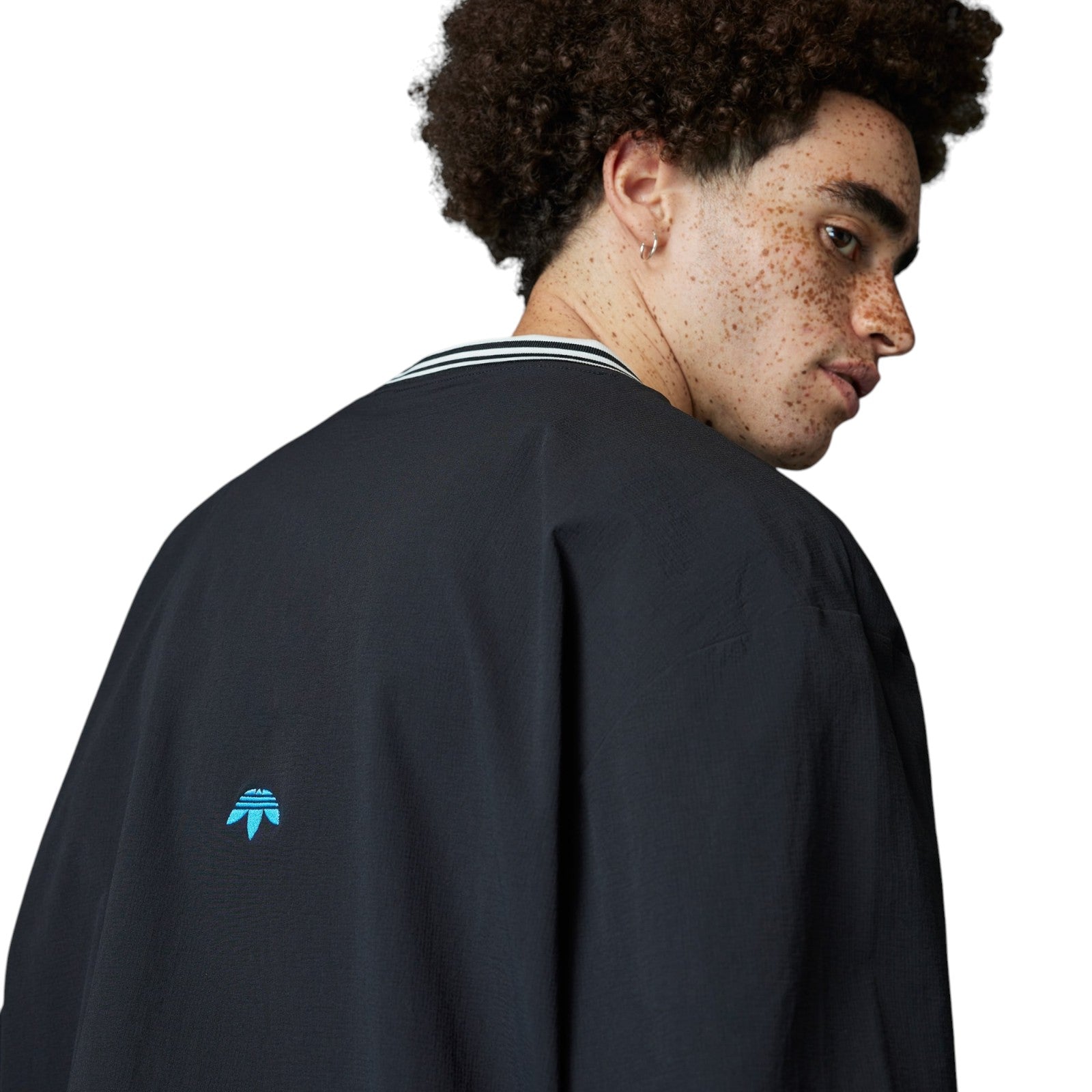 adidas Men's Rolling Links Crewneck Sweatshirt - Black