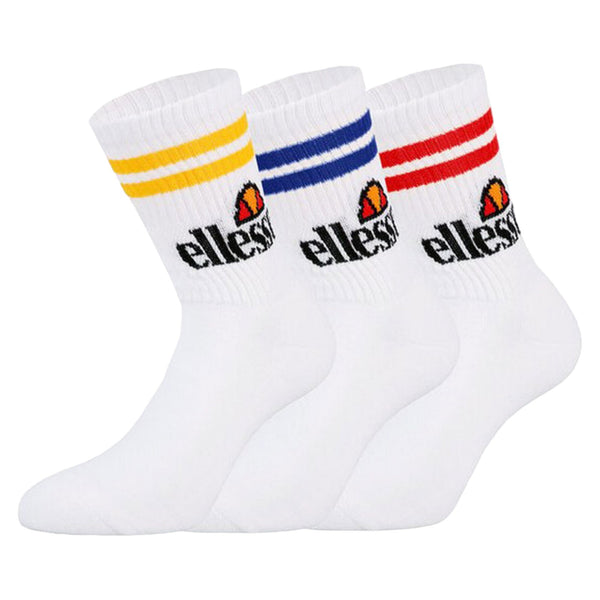 Ellesse Pullo Socks 3 Pack - White