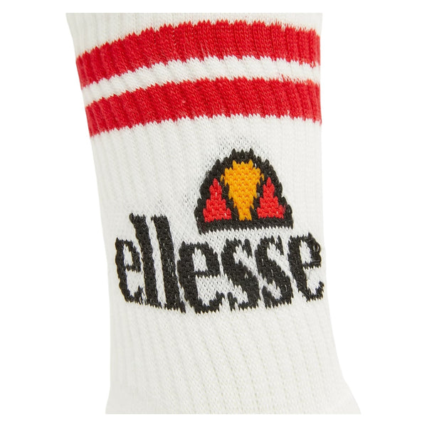 Ellesse Pullo Socks 3 Pack - White