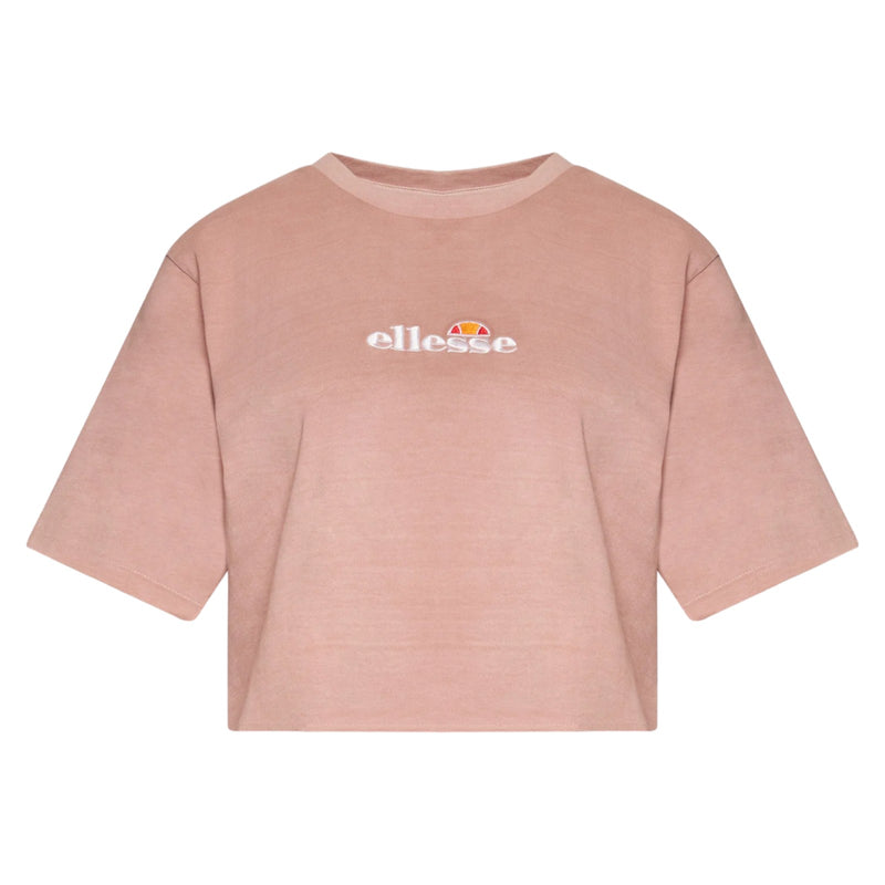 Ellesse Womens Celesi Cropped Top T Shirt - Pink