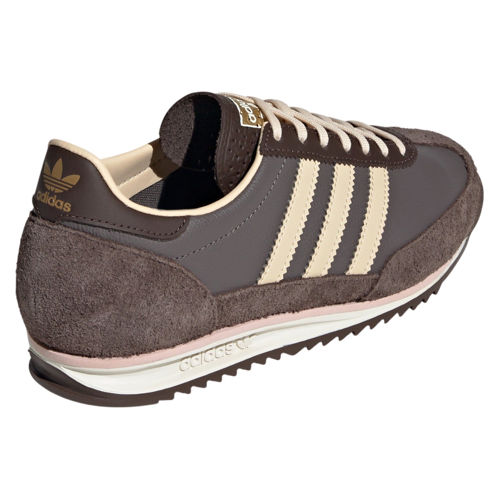 adidas Originals Womens SL 72 OG Shoes - Brown / Crystal Sand
