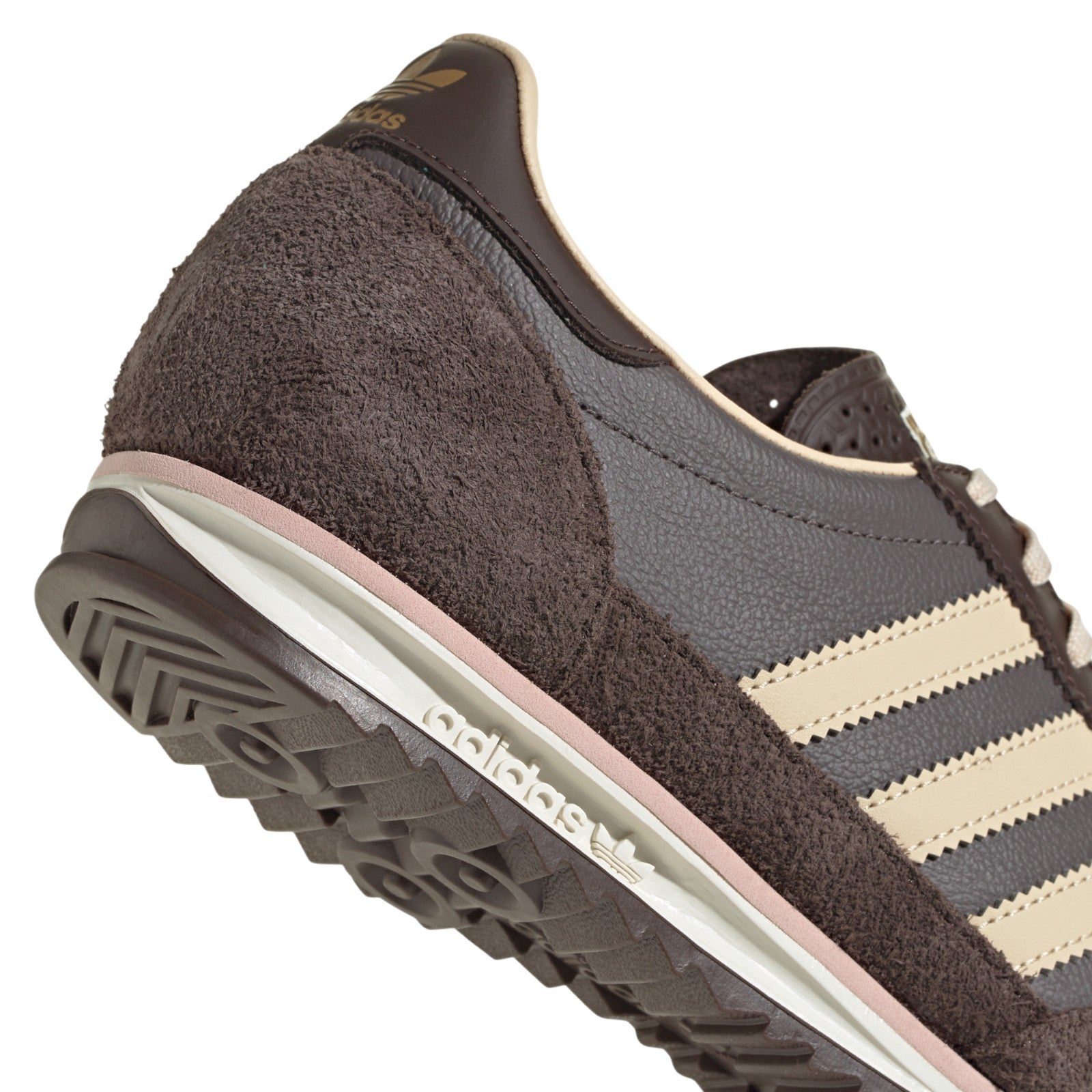 adidas Originals Womens SL 72 OG Shoes - Brown / Crystal Sand