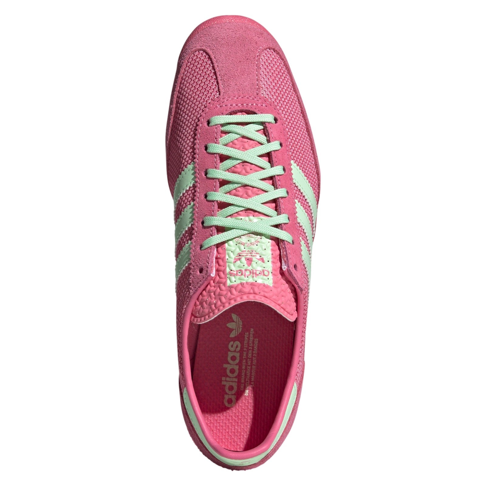 adidas Originals Womens SL 72 OG Shoes - Pink Fusion / Semi Green