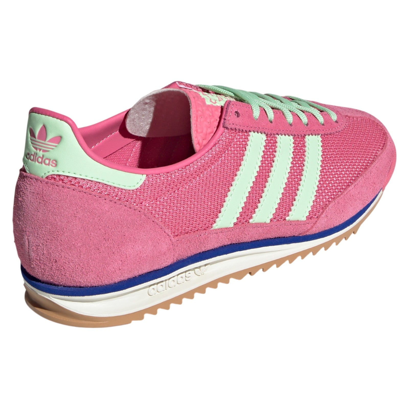 adidas Originals Womens SL 72 OG Shoes - Pink Fusion / Semi Green