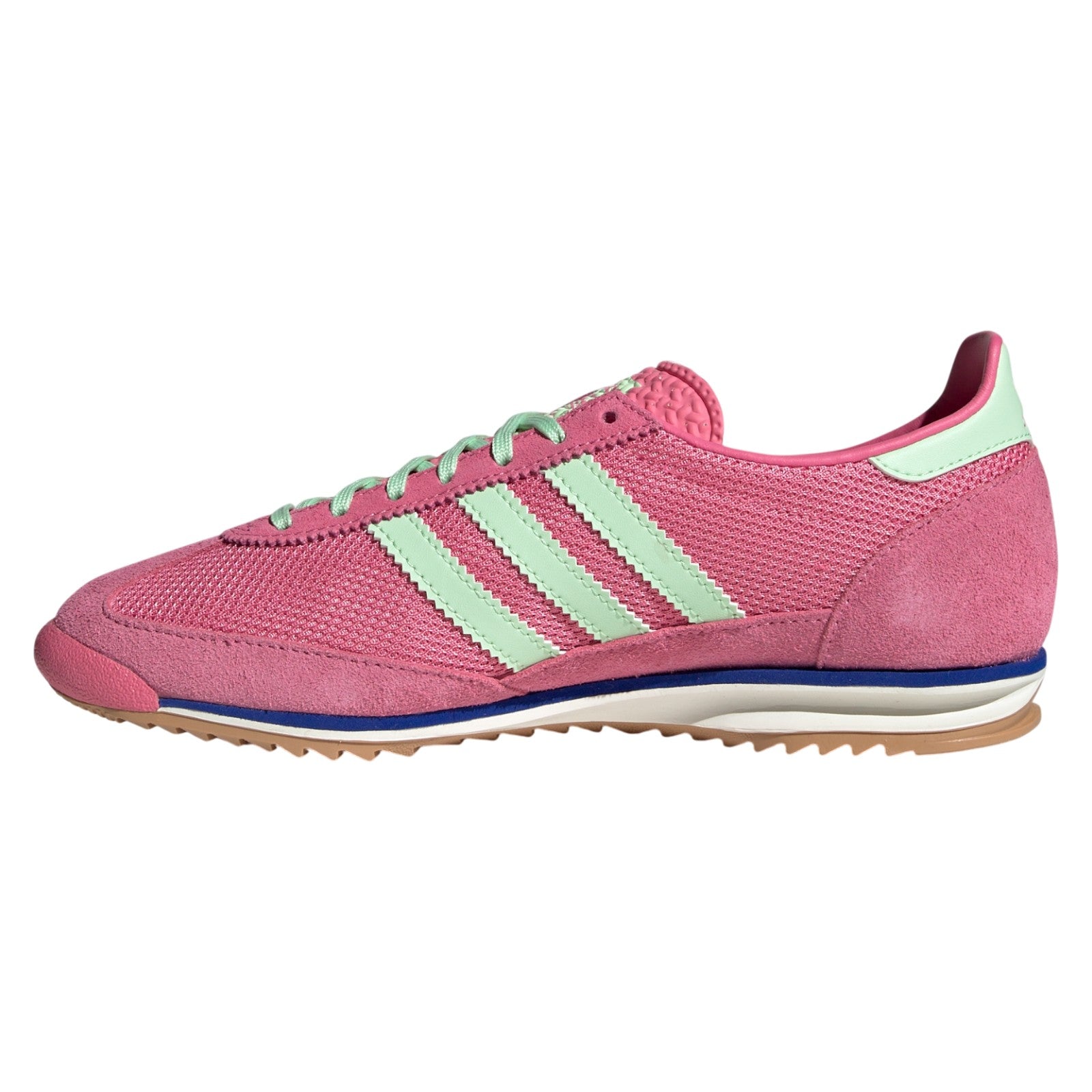 adidas Originals Womens SL 72 OG Shoes - Pink Fusion / Semi Green