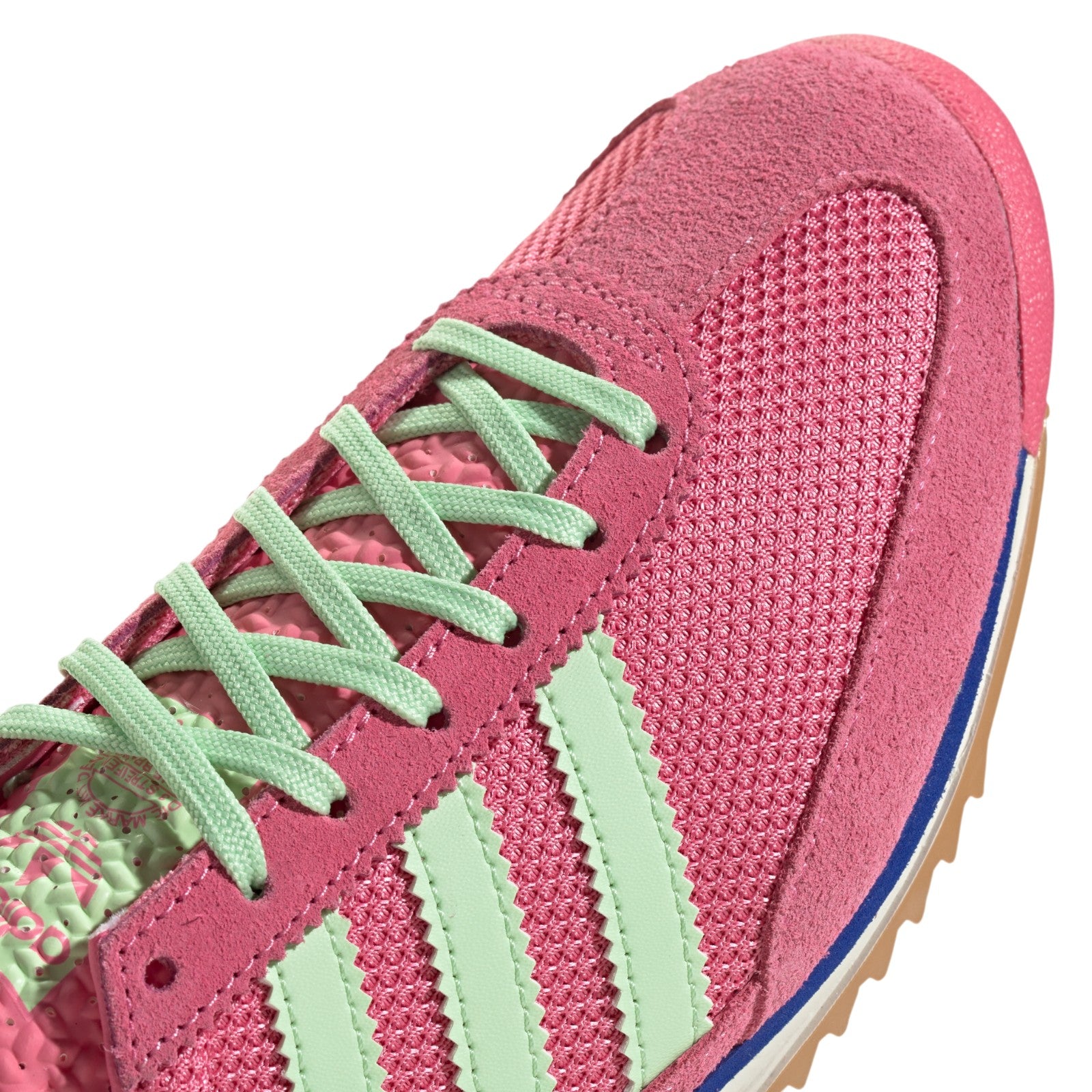 adidas Originals Womens SL 72 OG Shoes - Pink Fusion / Semi Green
