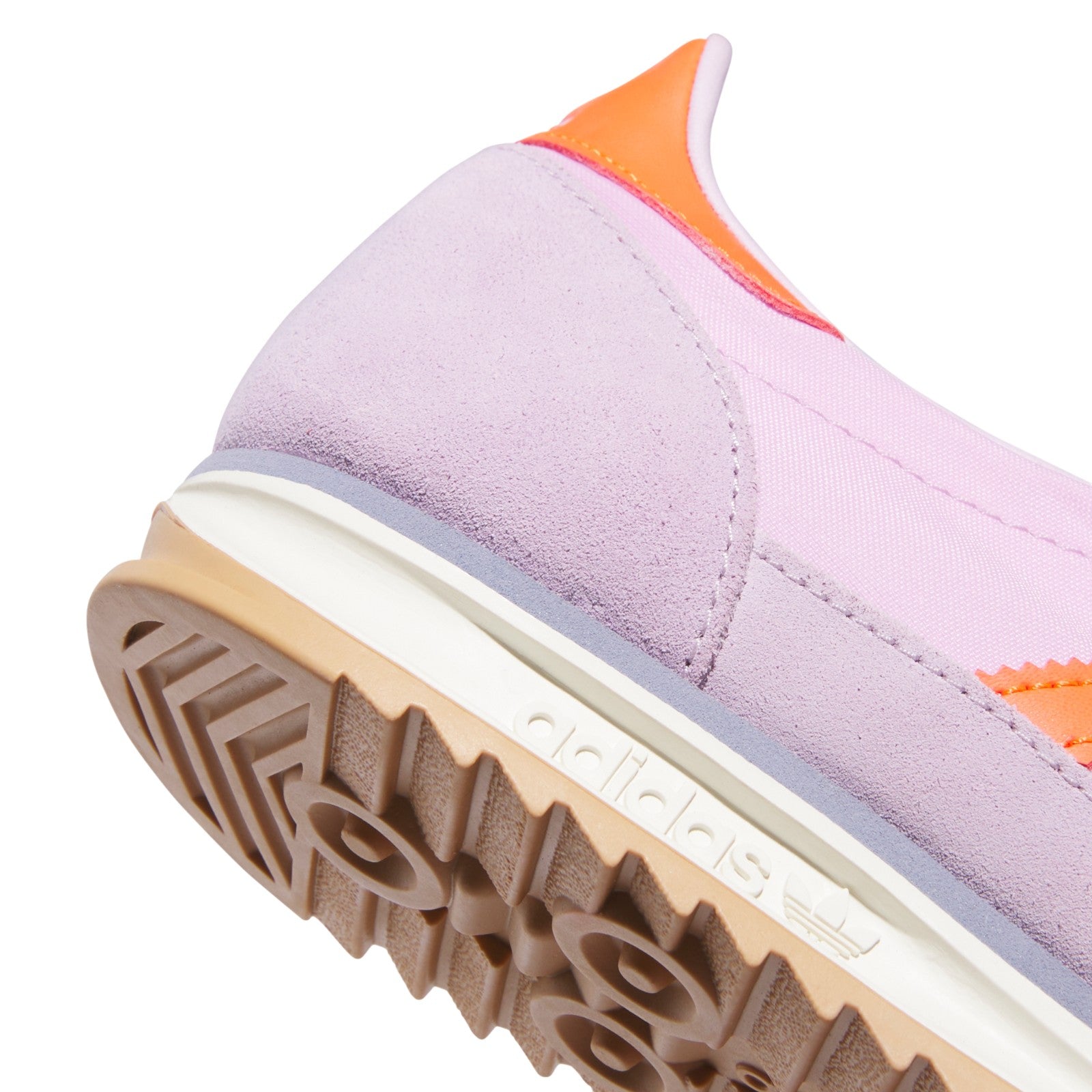 adidas Originals Womens SL 72 OG Shoes Ice Lavender / Impact Orange